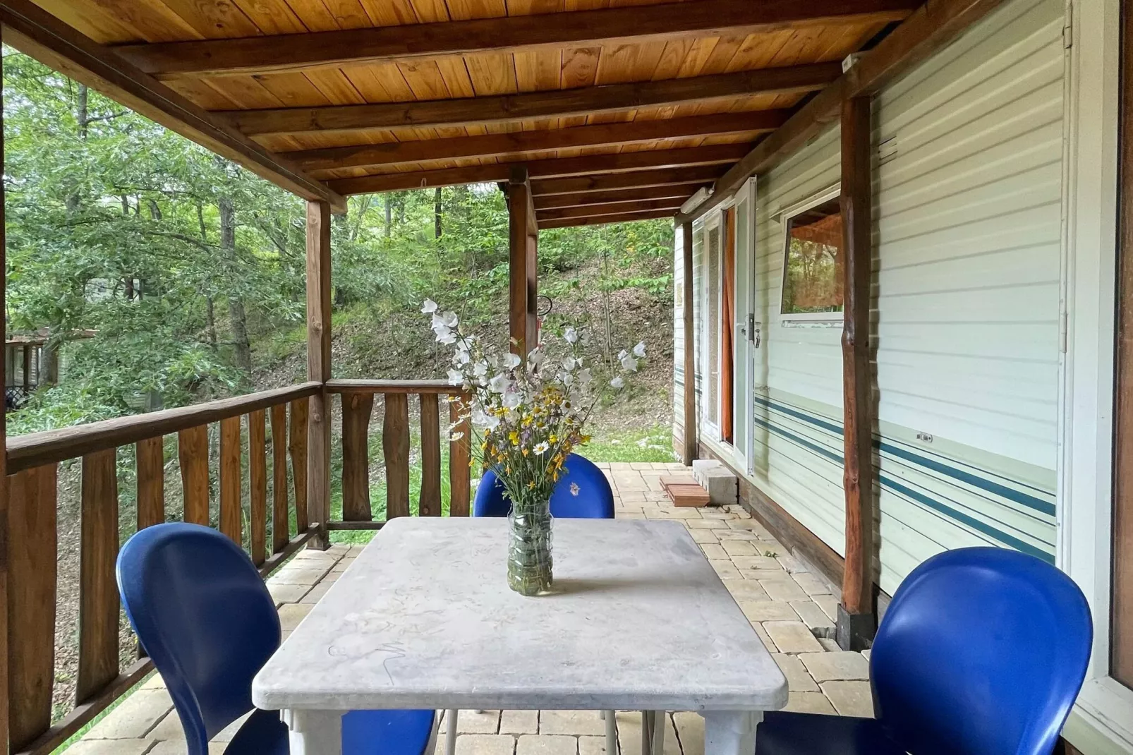 La Verna Mobil Home-Terrace balcony
