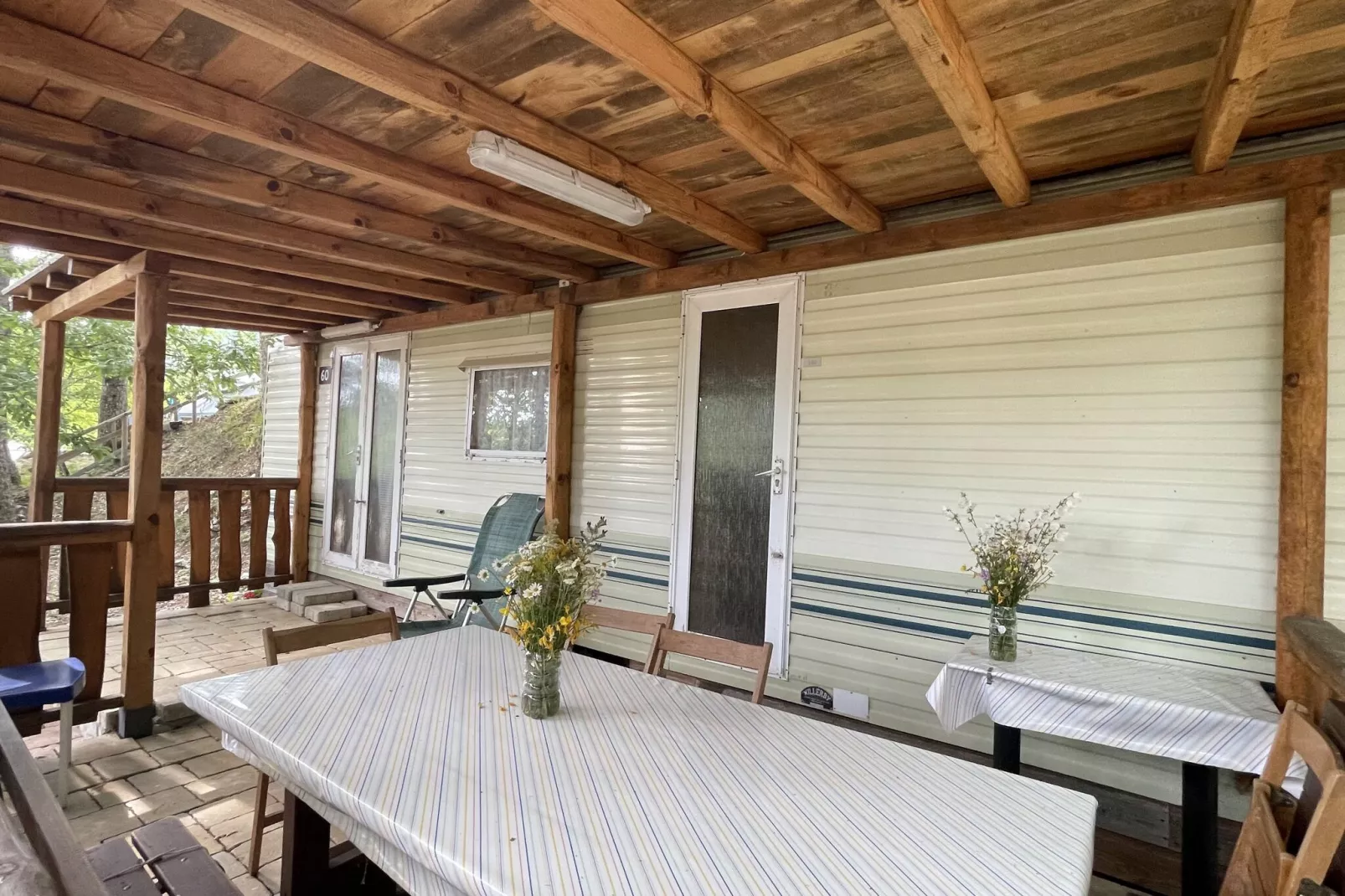 La Verna Mobil Home-Terrace balcony
