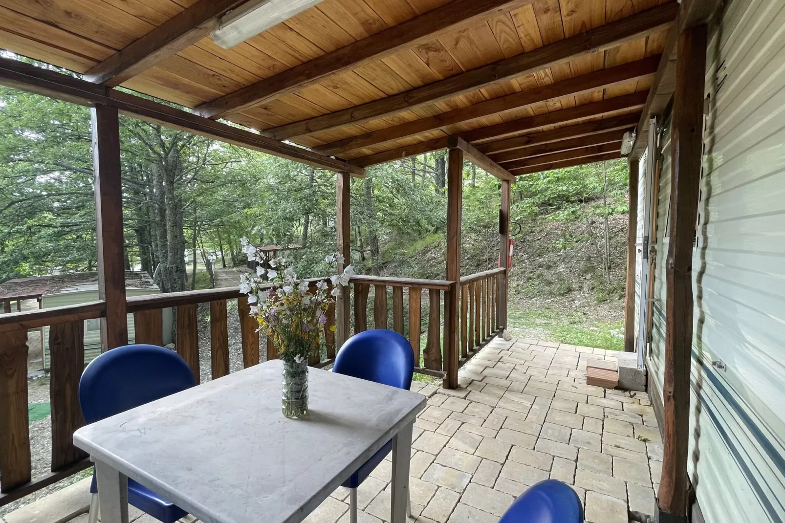 La Verna Mobil Home-Terrace balcony