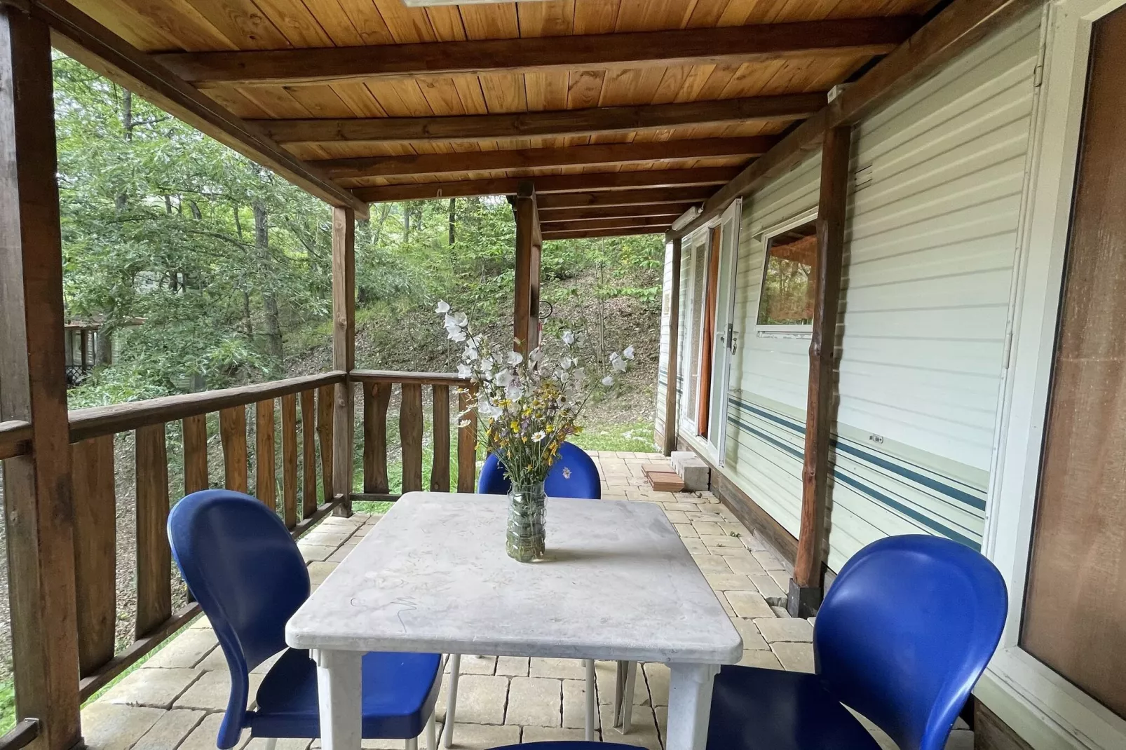 La Verna Mobil Home-Terrace balcony