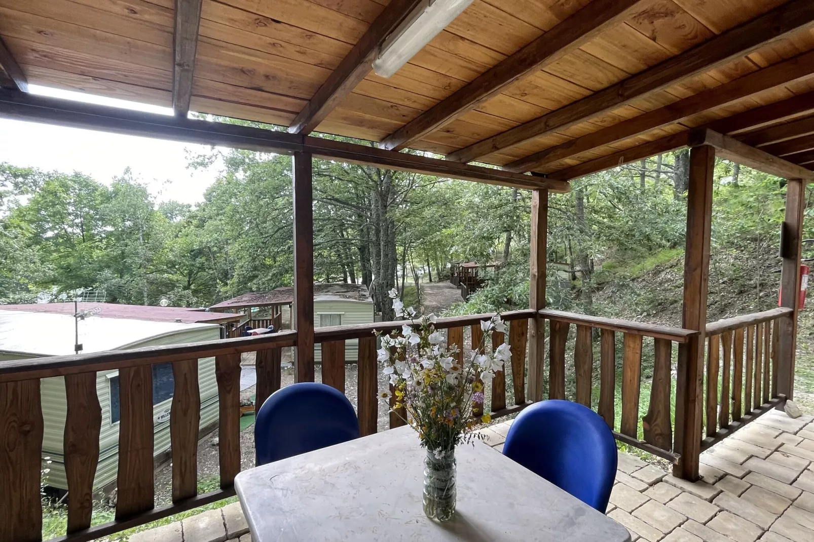 La Verna Mobil Home-Terrace balcony