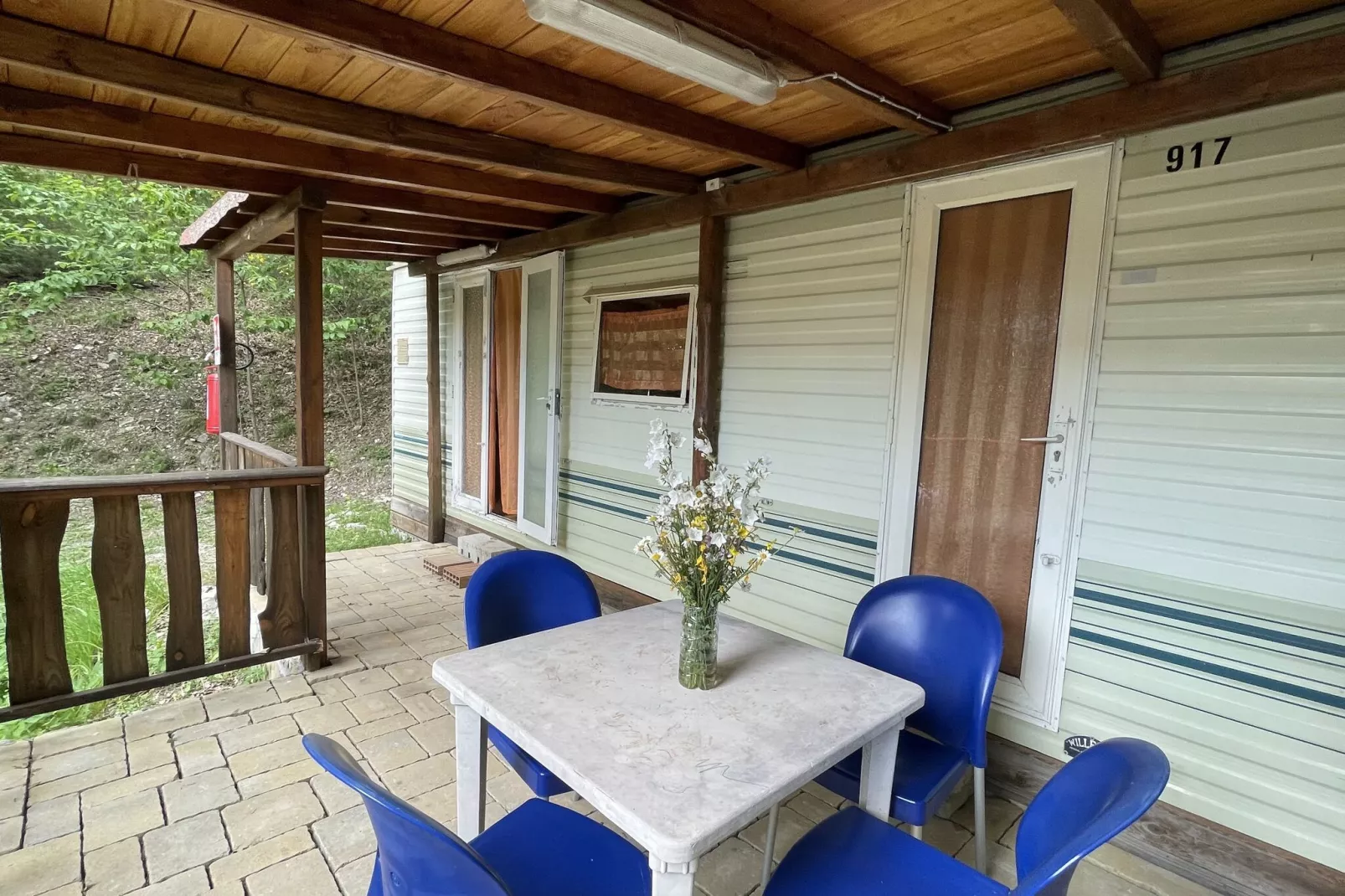 La Verna Mobil Home-Terrace balcony