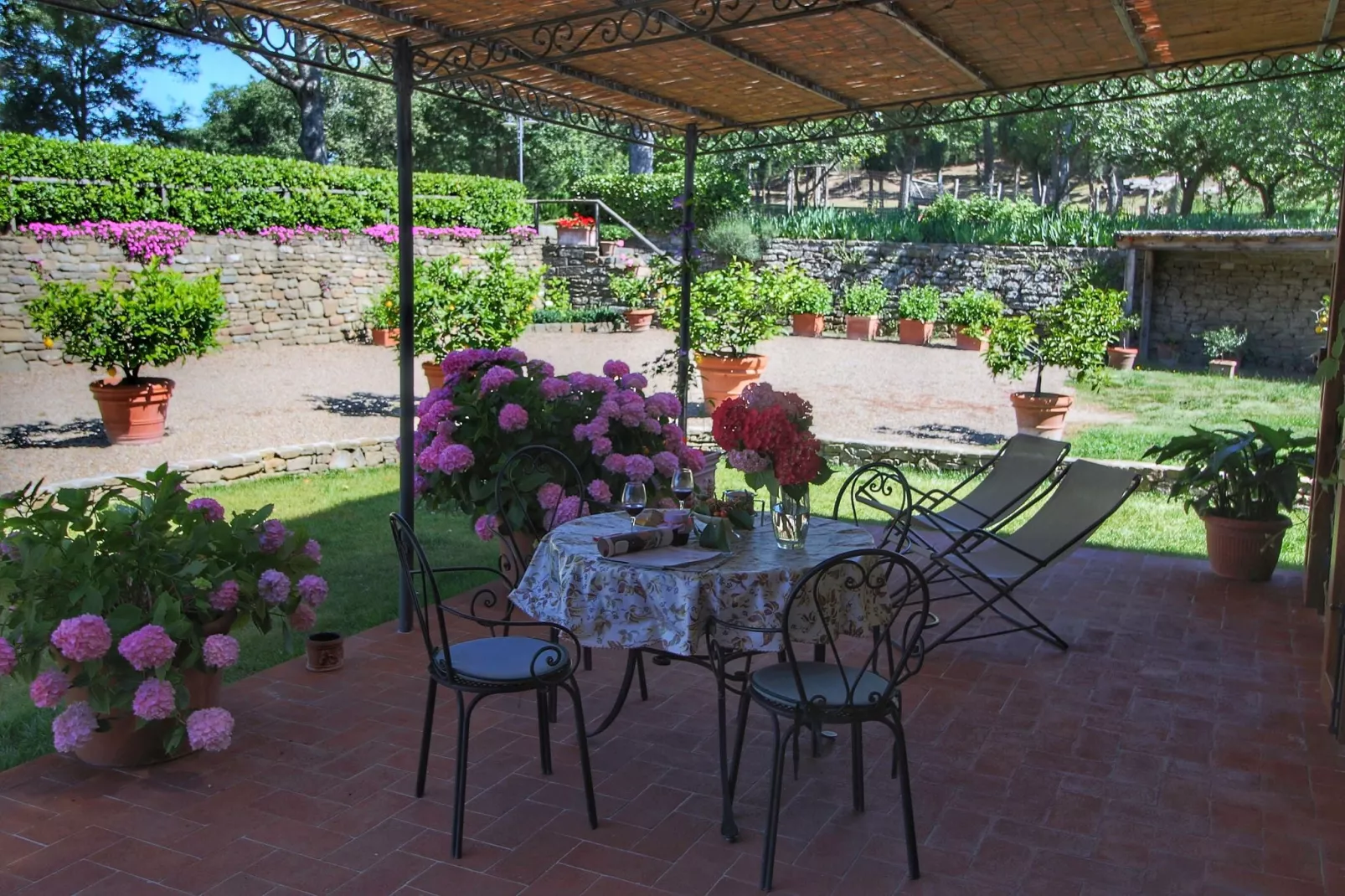 Clematilda-Terrace balcony