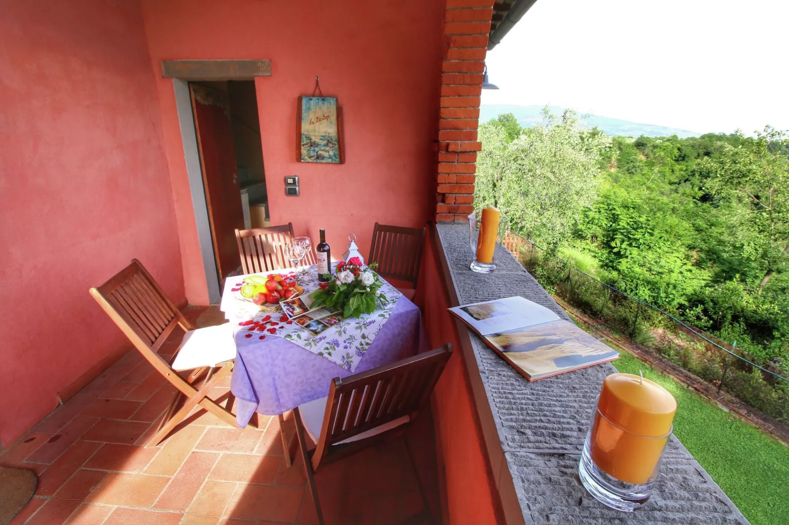 Le Balze-Terrace balcony