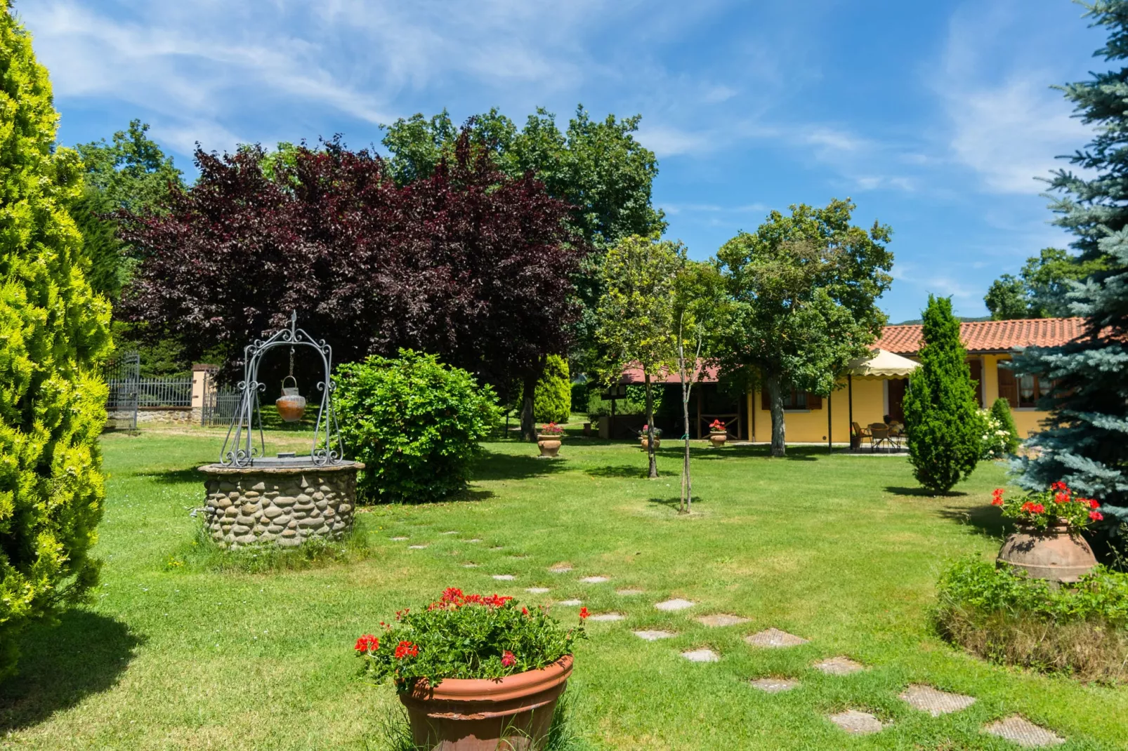 Villa Fiorentino-Gardens summer