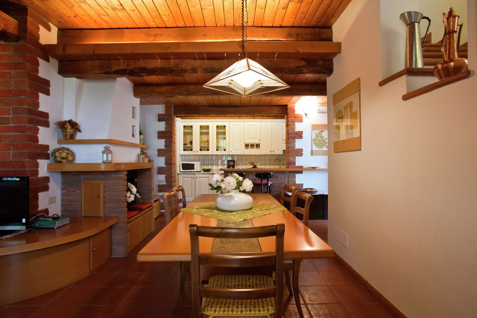 Villa la Foce-Dining room