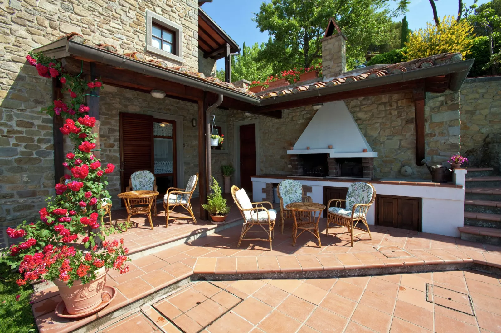 Villa la Foce-Terrace balcony