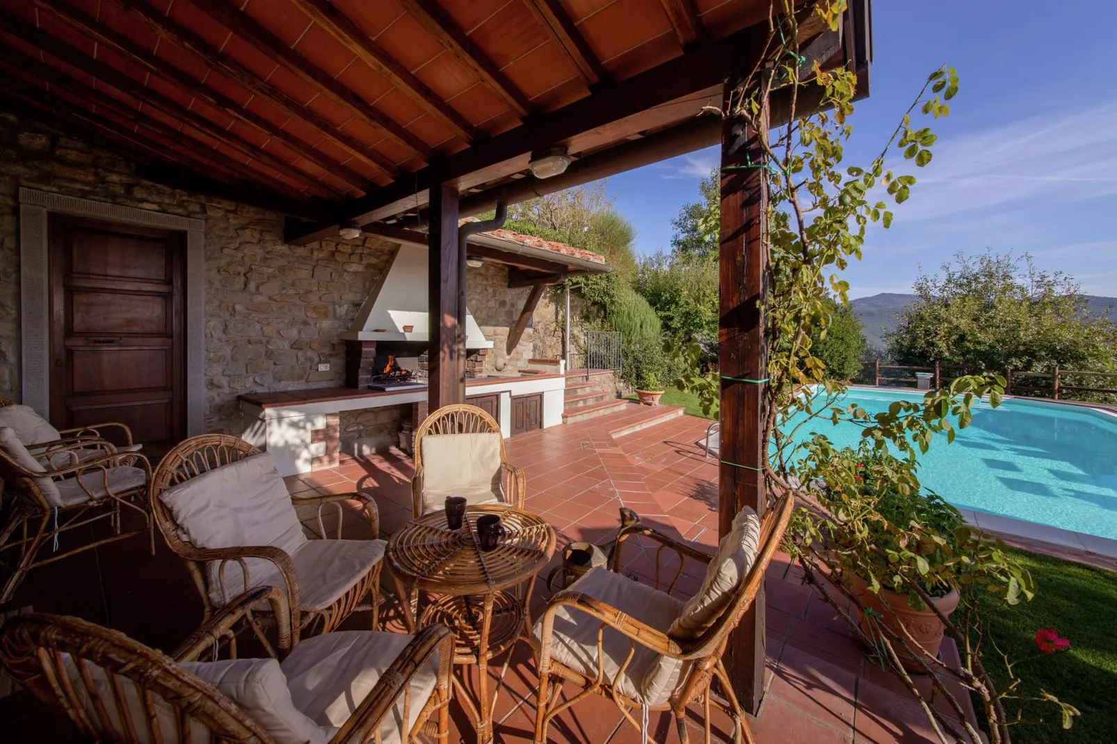 Villa la Foce-Terrace balcony