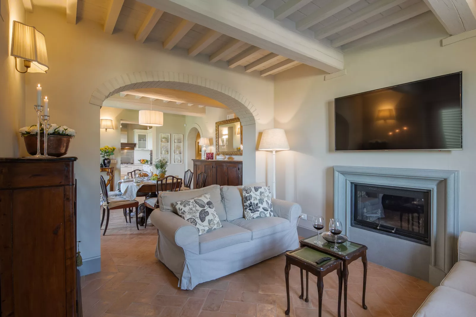 Villa Chiara-Wohnzimmer