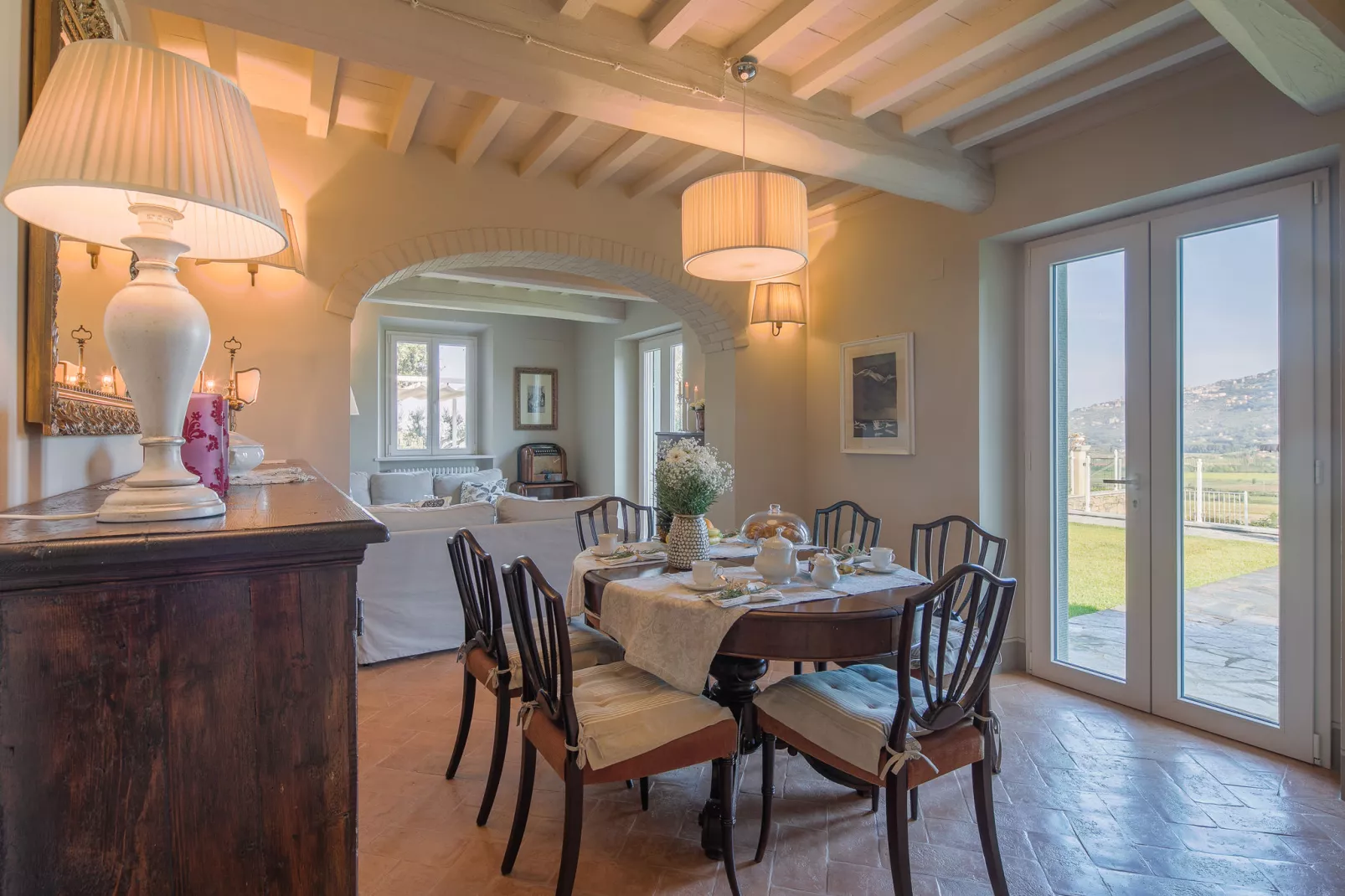 Villa Chiara-Esszimmer