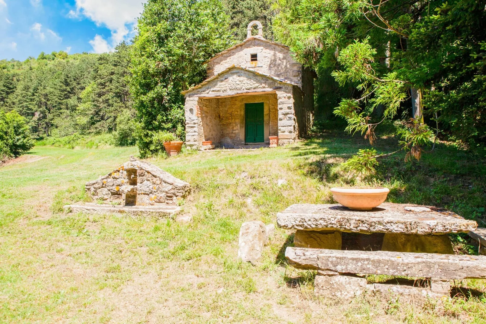 Eremo di Fieri-Gärten Sommer