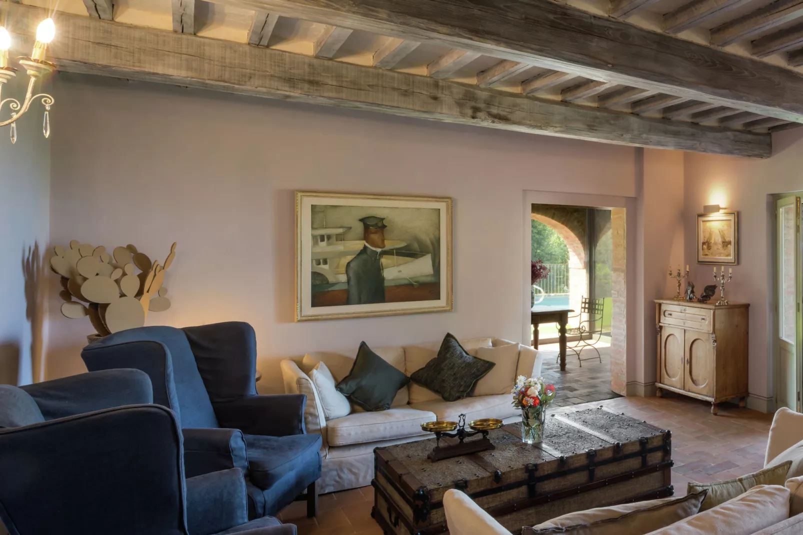 Villa Melograno-Wohnzimmer