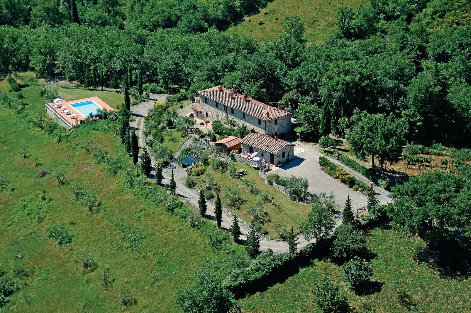 Villa  Le Trappoline-View summer