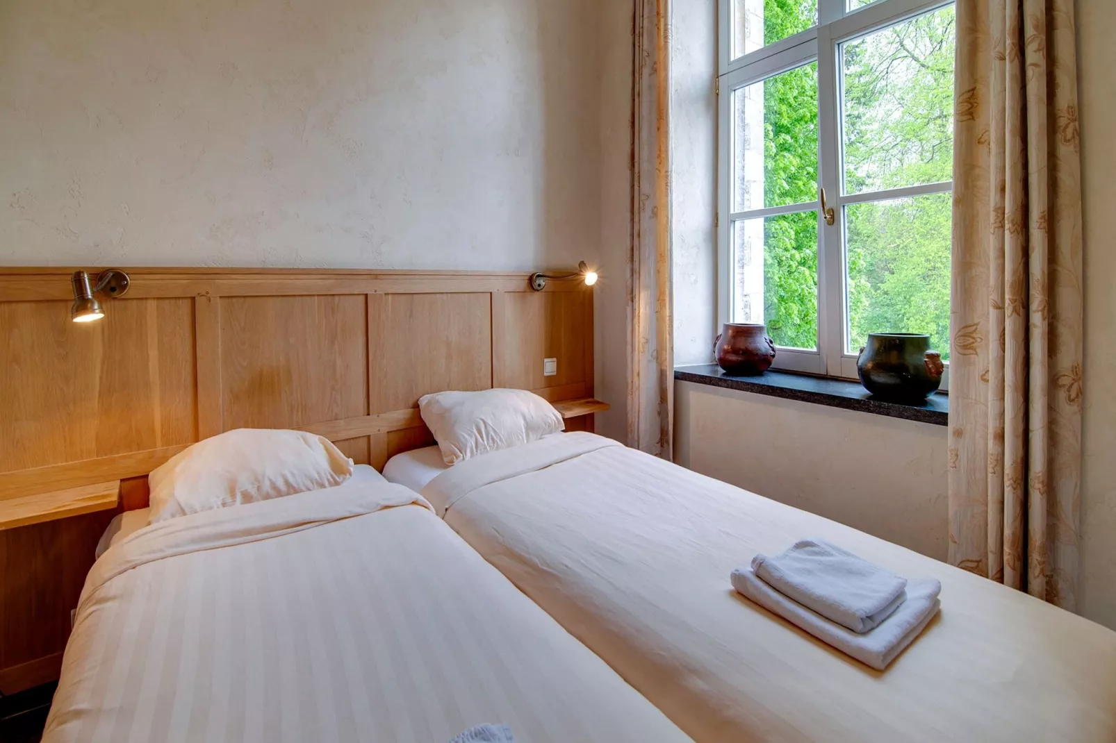 Appartement voor vier Domain Château Dieupart-Schlafzimmer