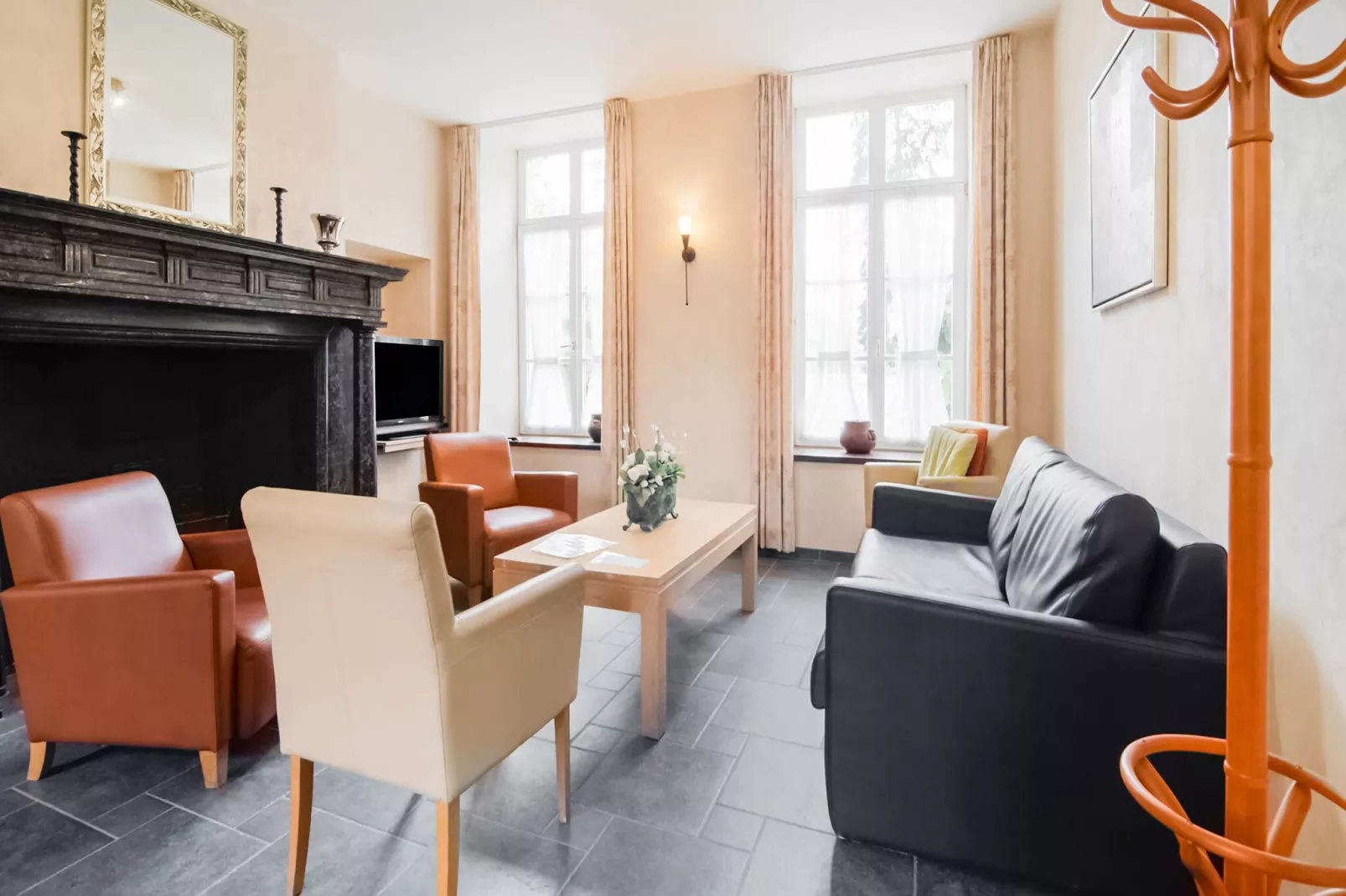 Appartement voor zes Domain Château Dieupart-Living room