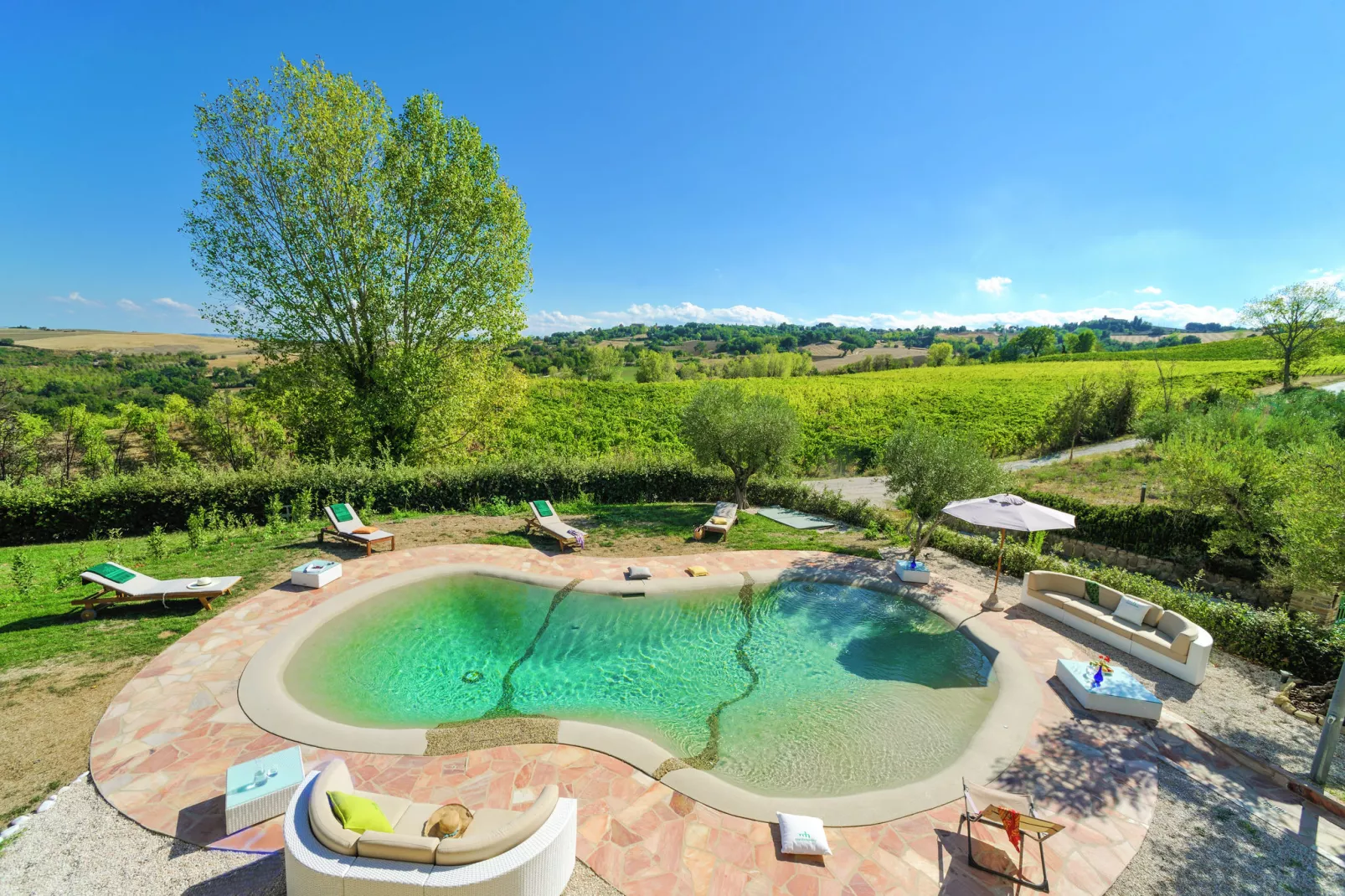 Villa Fiorini-Vue d'été
