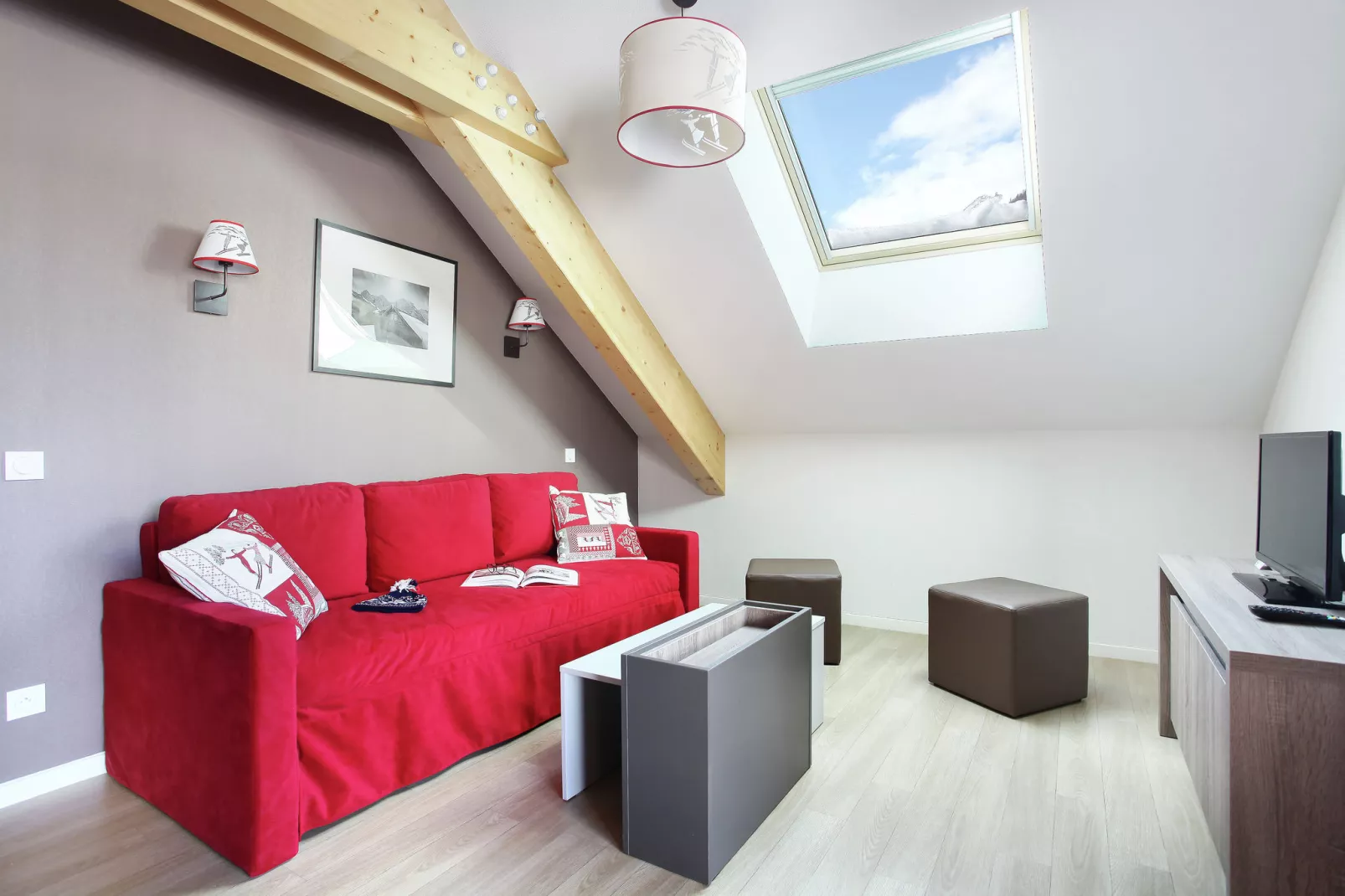 Résidence Aquisana 1-Wohnzimmer