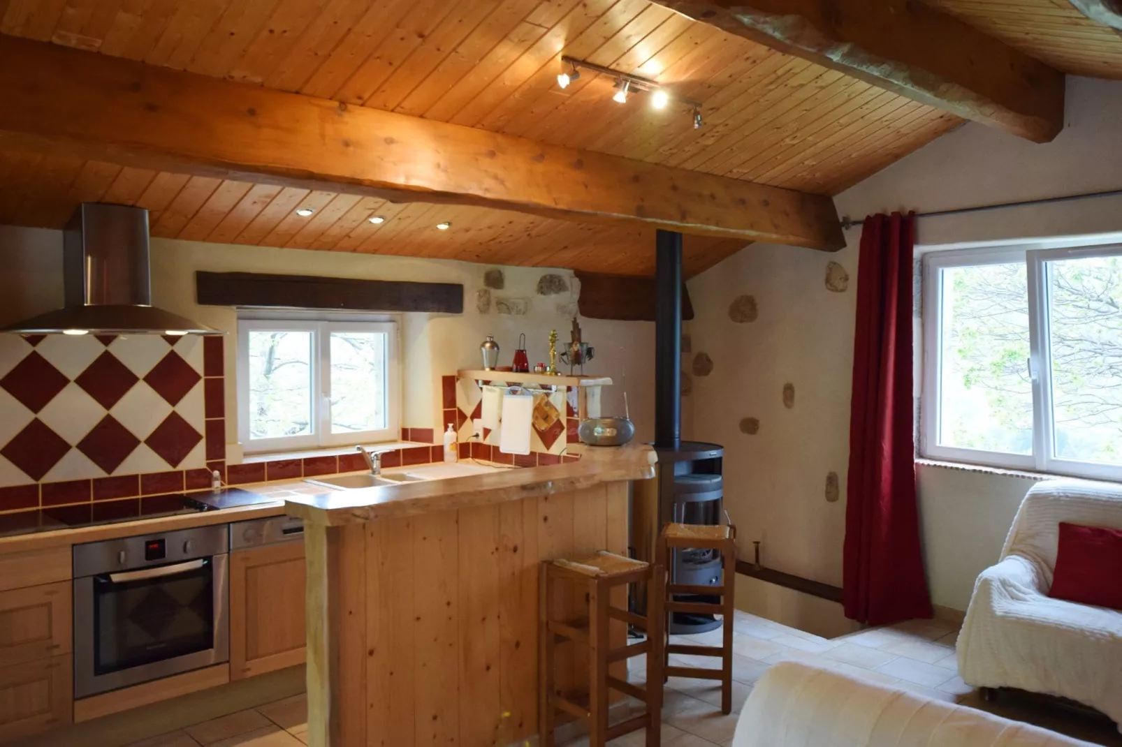 Maison de vacances - Saint-Pierre-de-Colombier-Küche