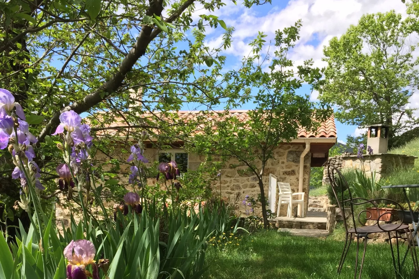 Maison de vacances - Saint-Pierre-de-Colombier-Außenbereich Sommer