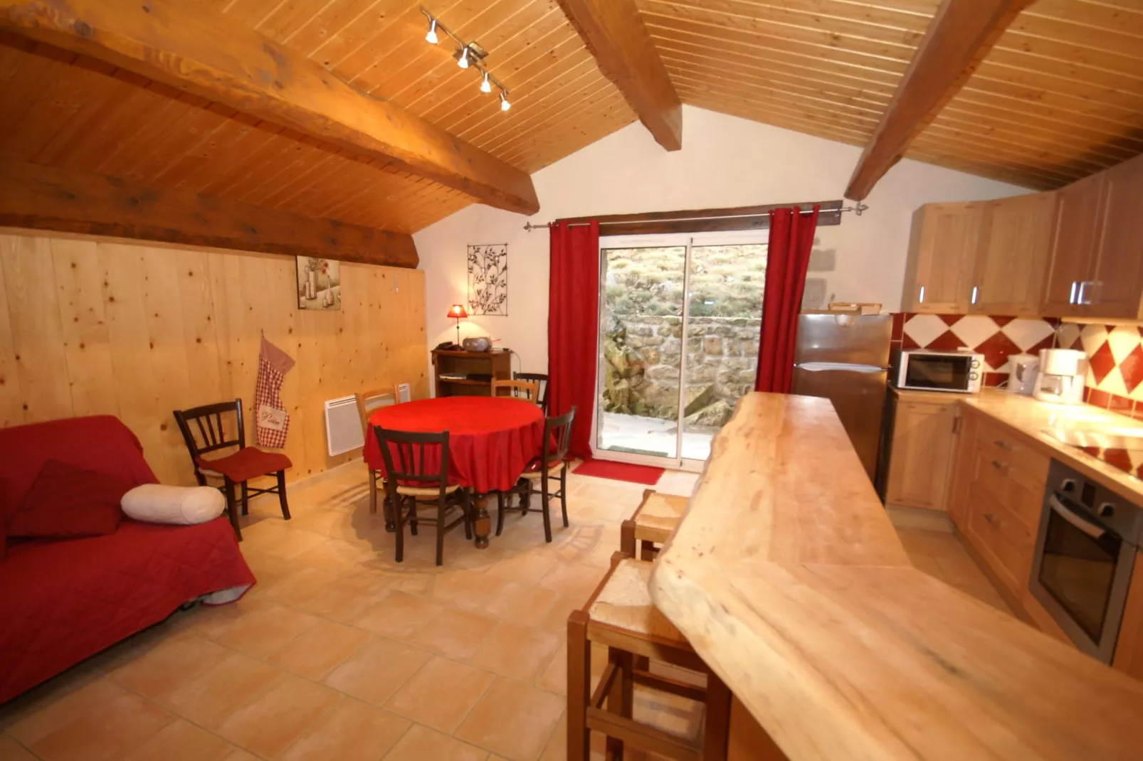 Maison de vacances - Saint-Pierre-de-Colombier-Wohnzimmer