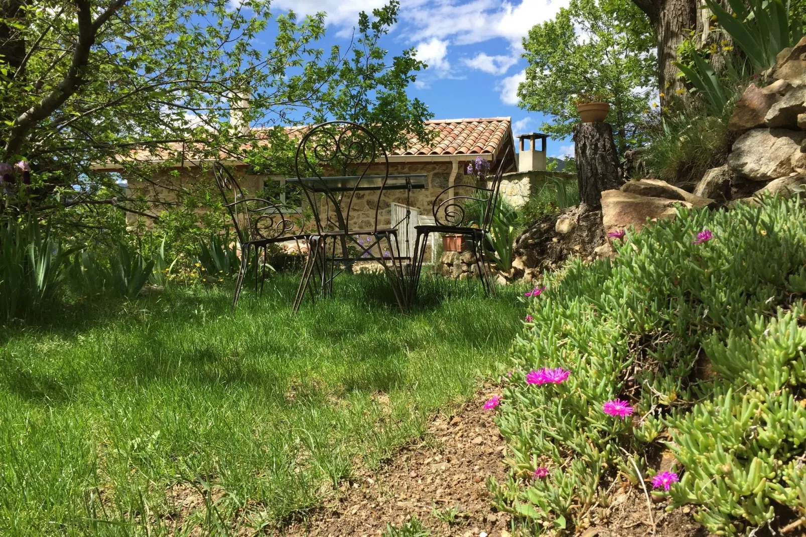 Maison de vacances - Saint-Pierre-de-Colombier-Gärten Sommer