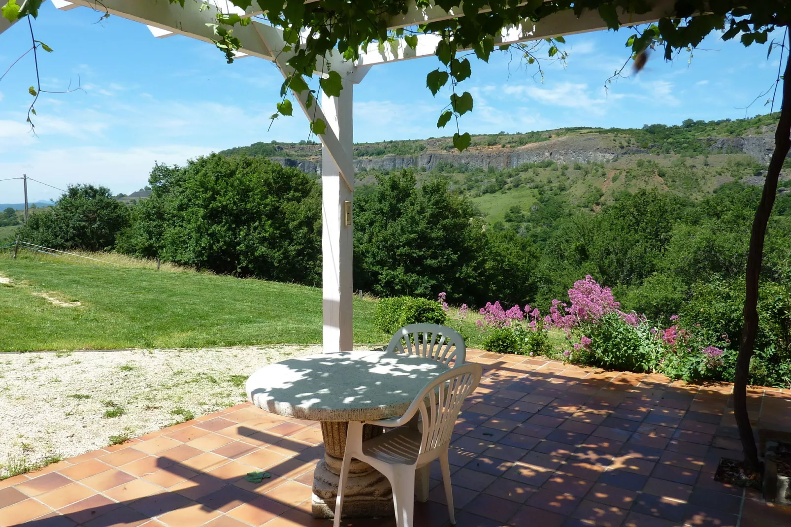 Gite - SAINT PONS-Terrassenbalkon