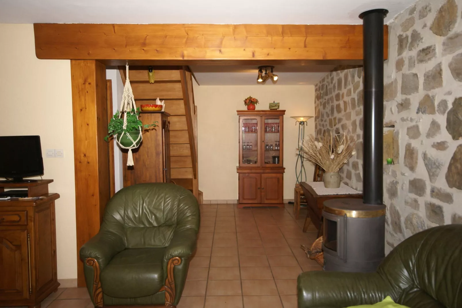 Gite - SAINT PONS-Wohnzimmer