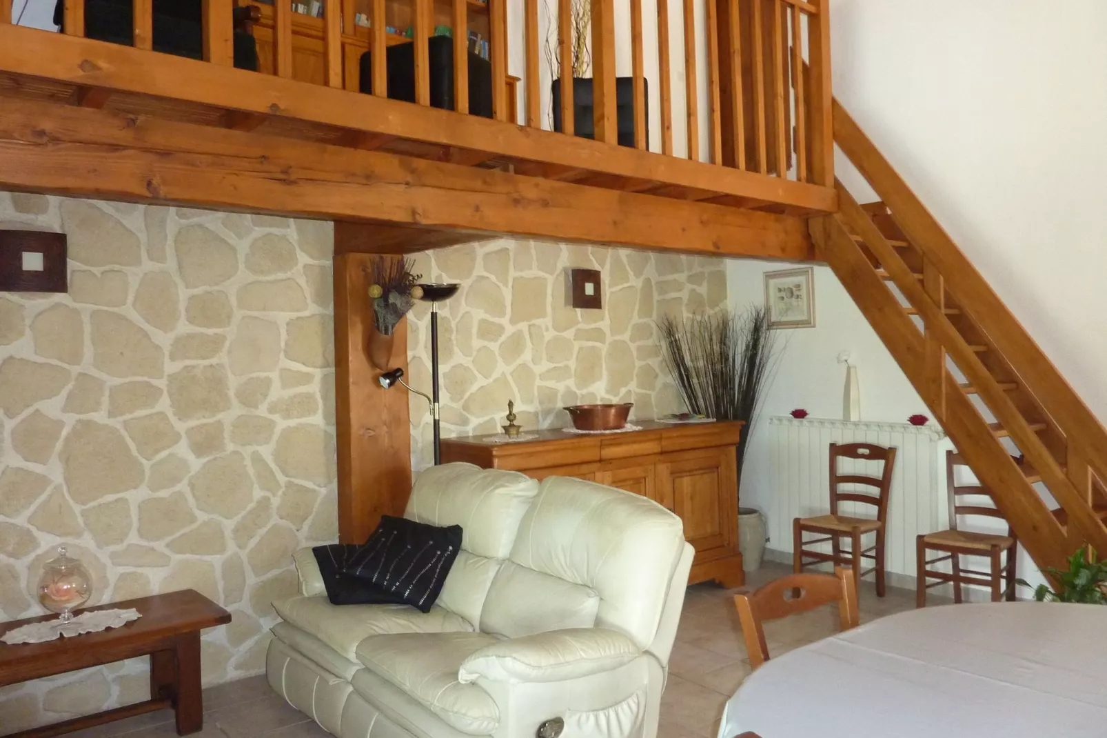 Maison de village-Living room