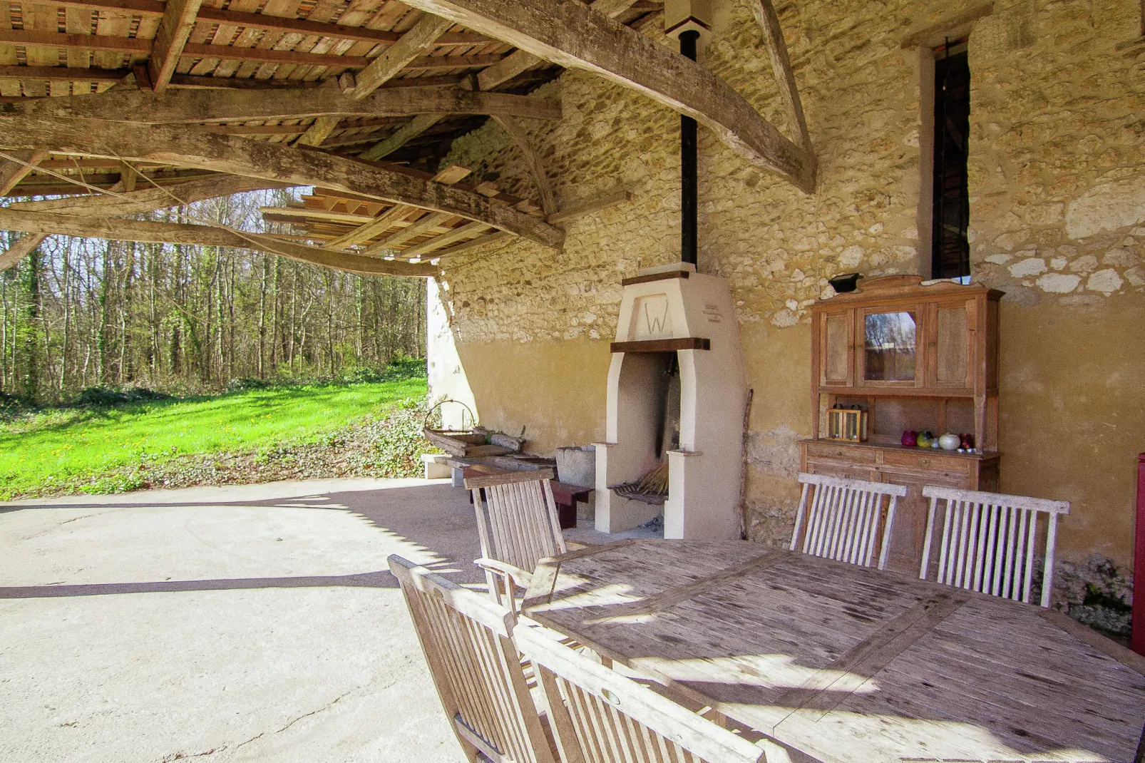 La Bergerie-Terrasse/Balkon