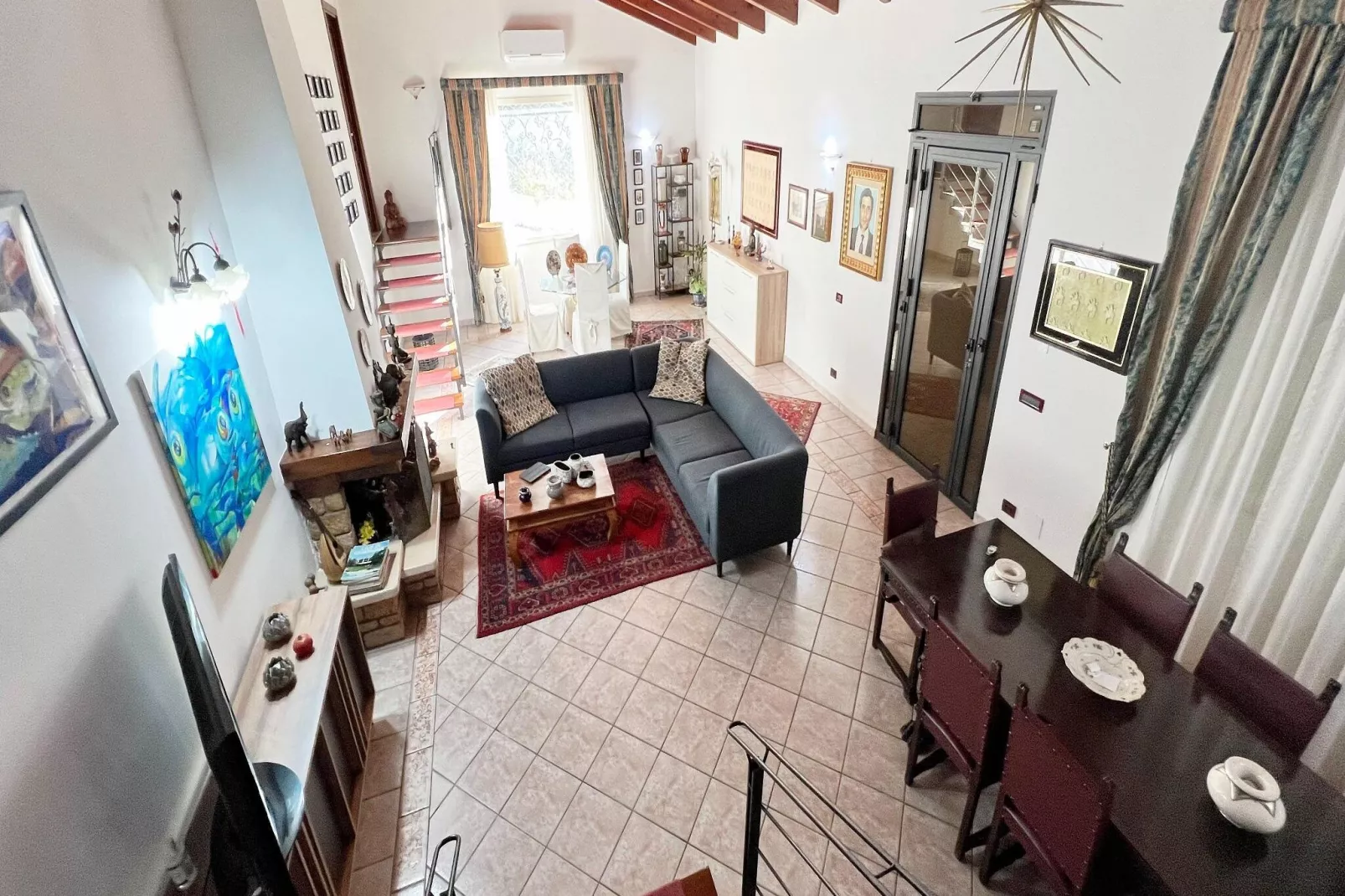 Villa Castellammare del Golfo 13-Living room