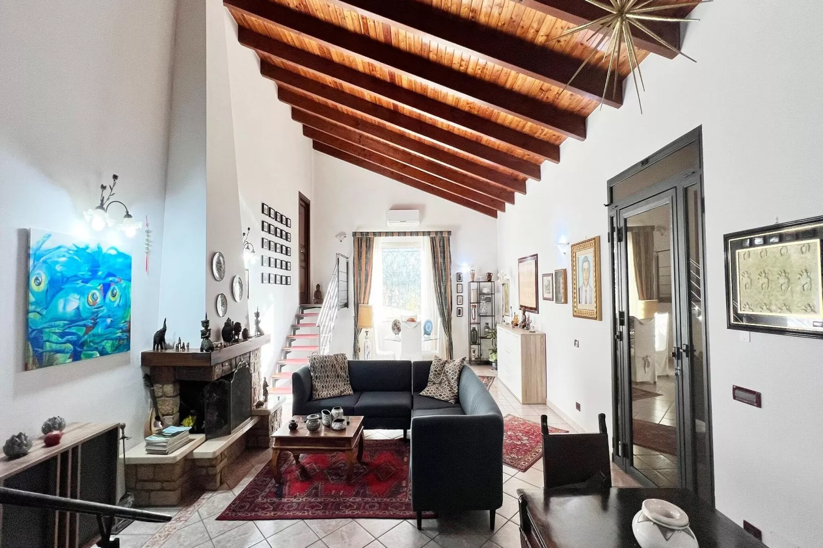 Villa Castellammare del Golfo 13-Living room