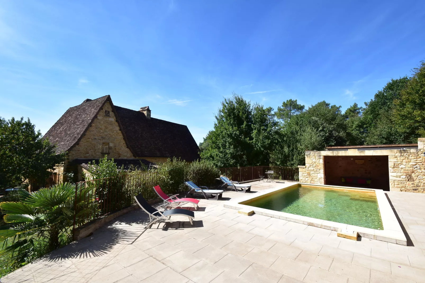 Maison de vacances Domme-Außenbereich Sommer
