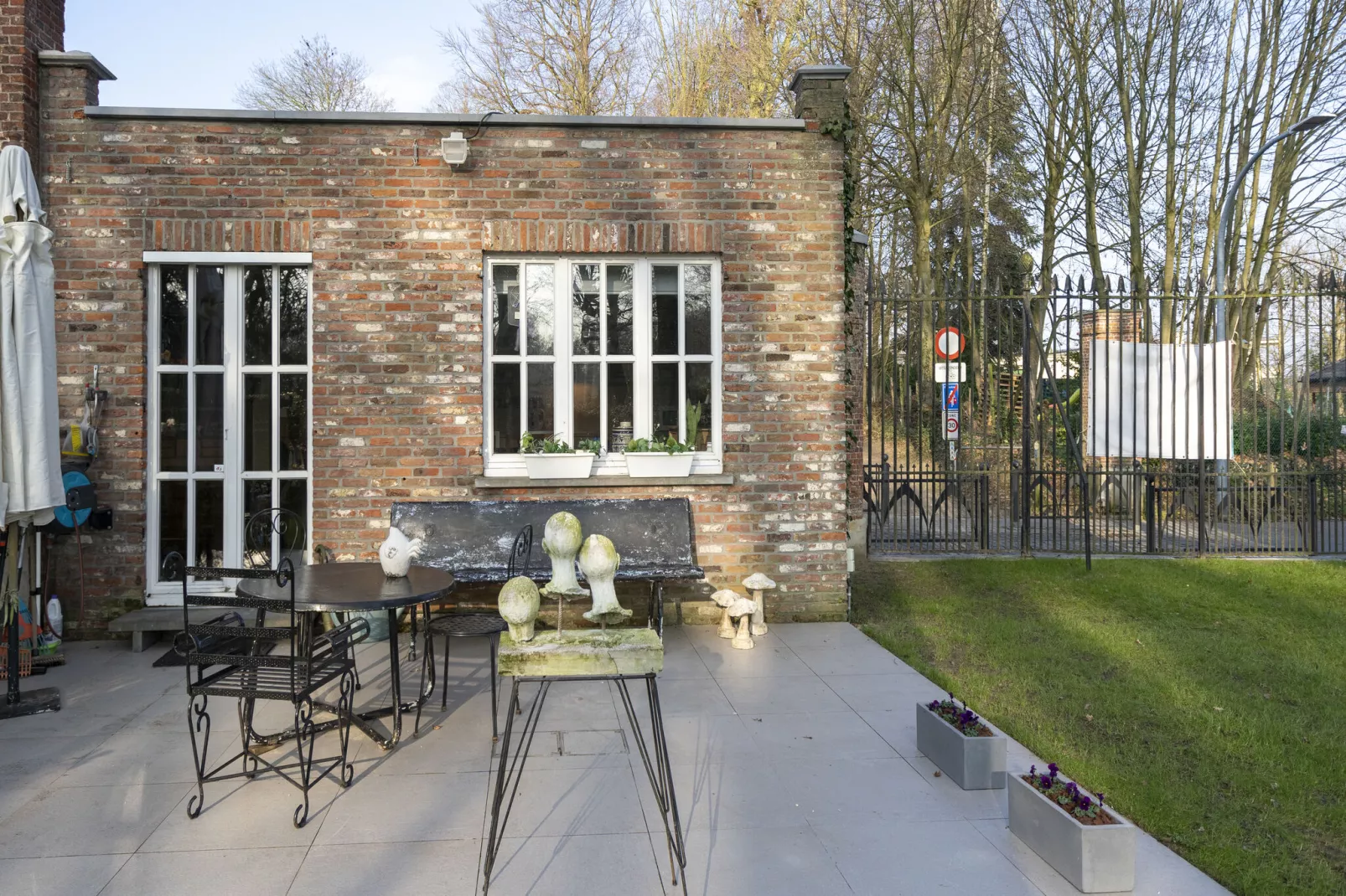 Poorthuys Kasteel Wissekerke-Balcon-terrasse