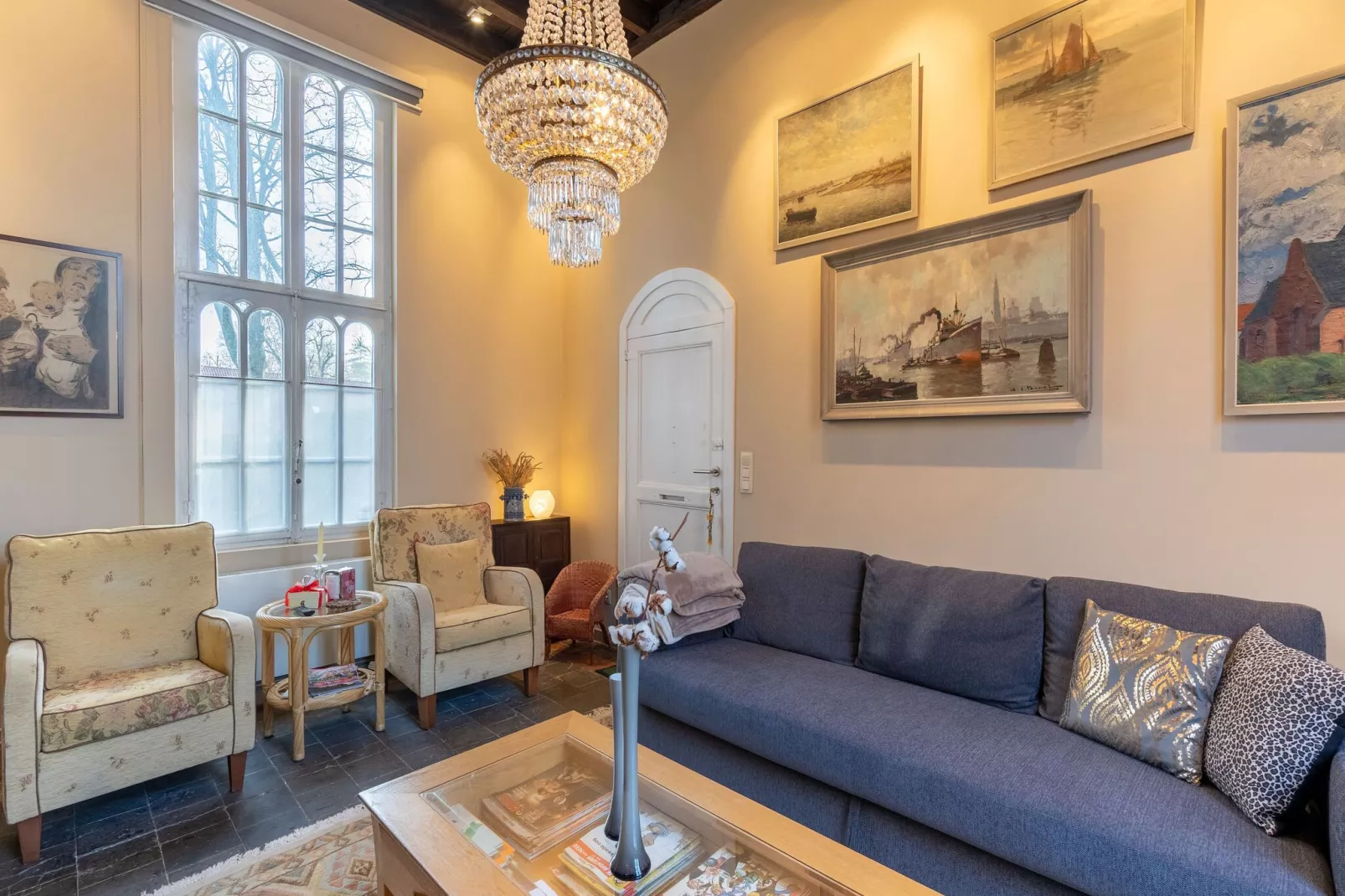 Poorthuys Kasteel Wissekerke-Salon