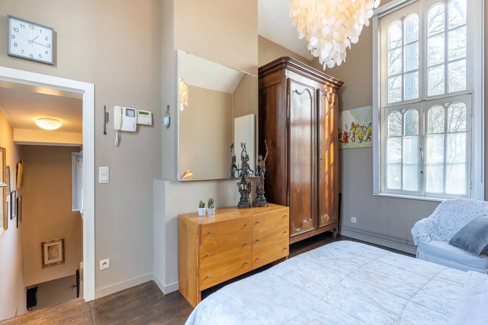 Poorthuys Kasteel Wissekerke-Chambre