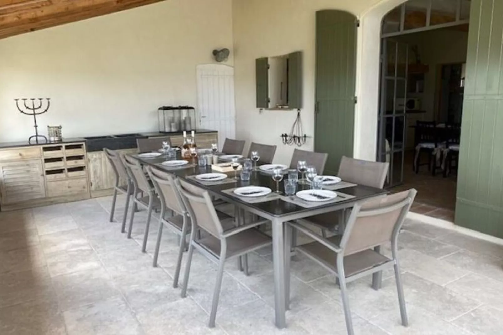 Maison Roquebeauresse-Terrace balcony