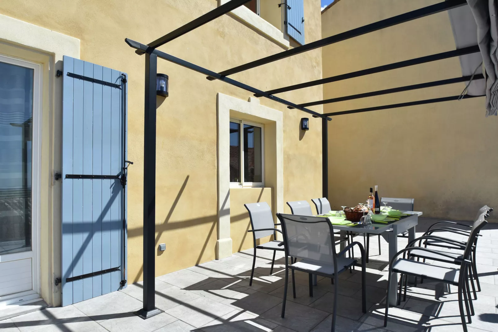 Maison Piscine Village Vue Imprenable-Terrace balcony