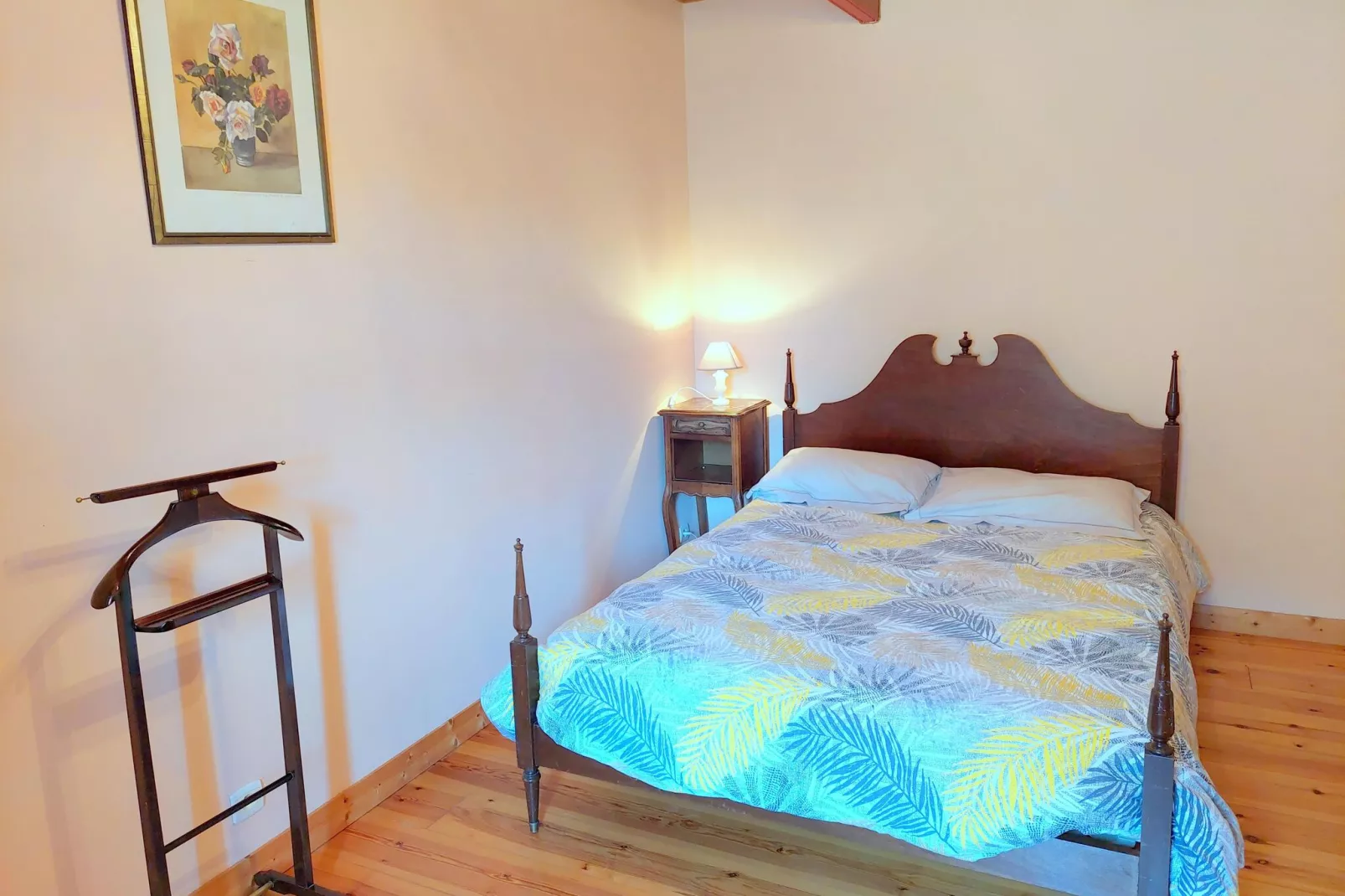 Steinhaus mit Kamin Plouénan-Bedroom
