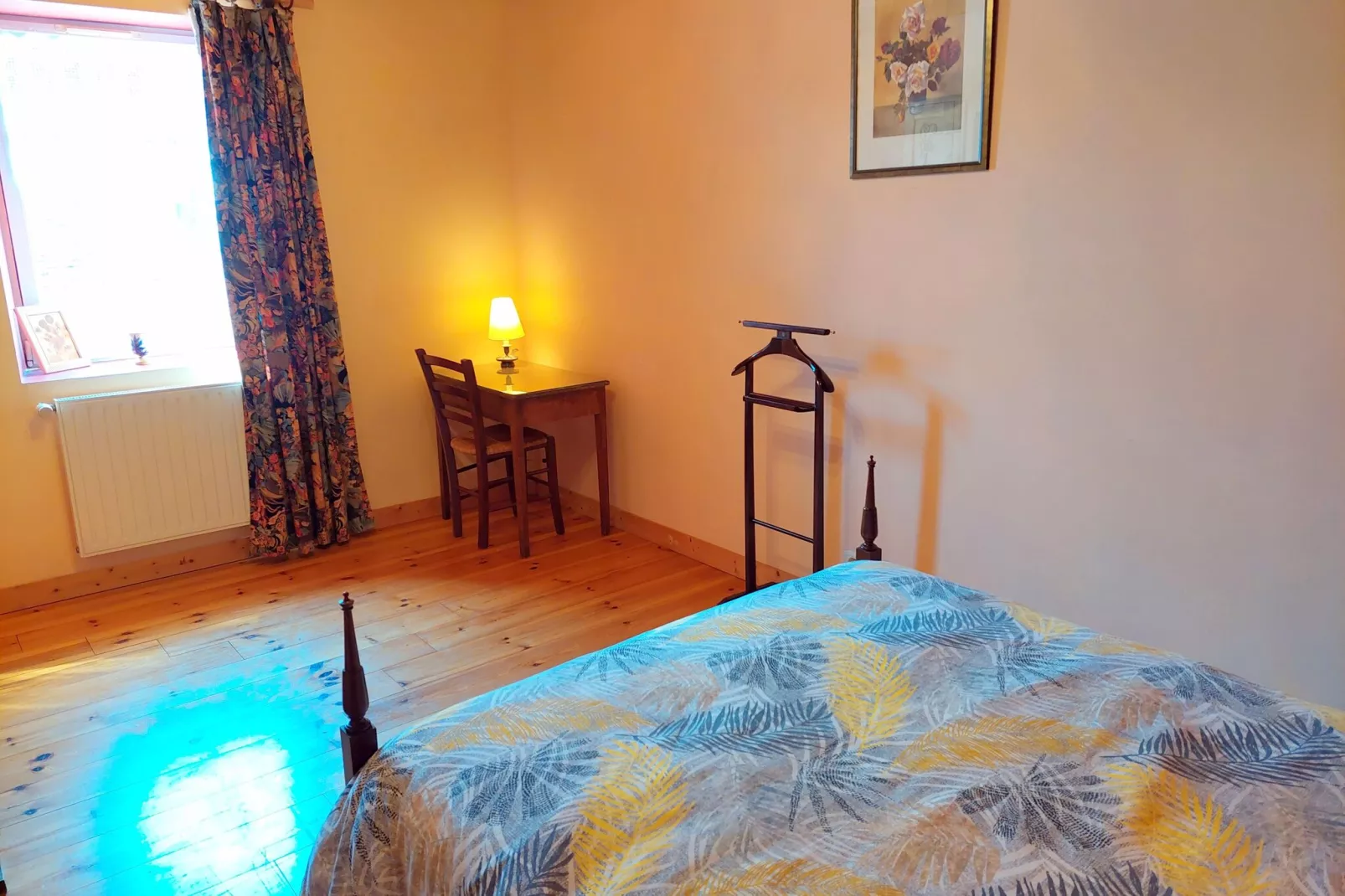 Steinhaus mit Kamin Plouénan-Bedroom