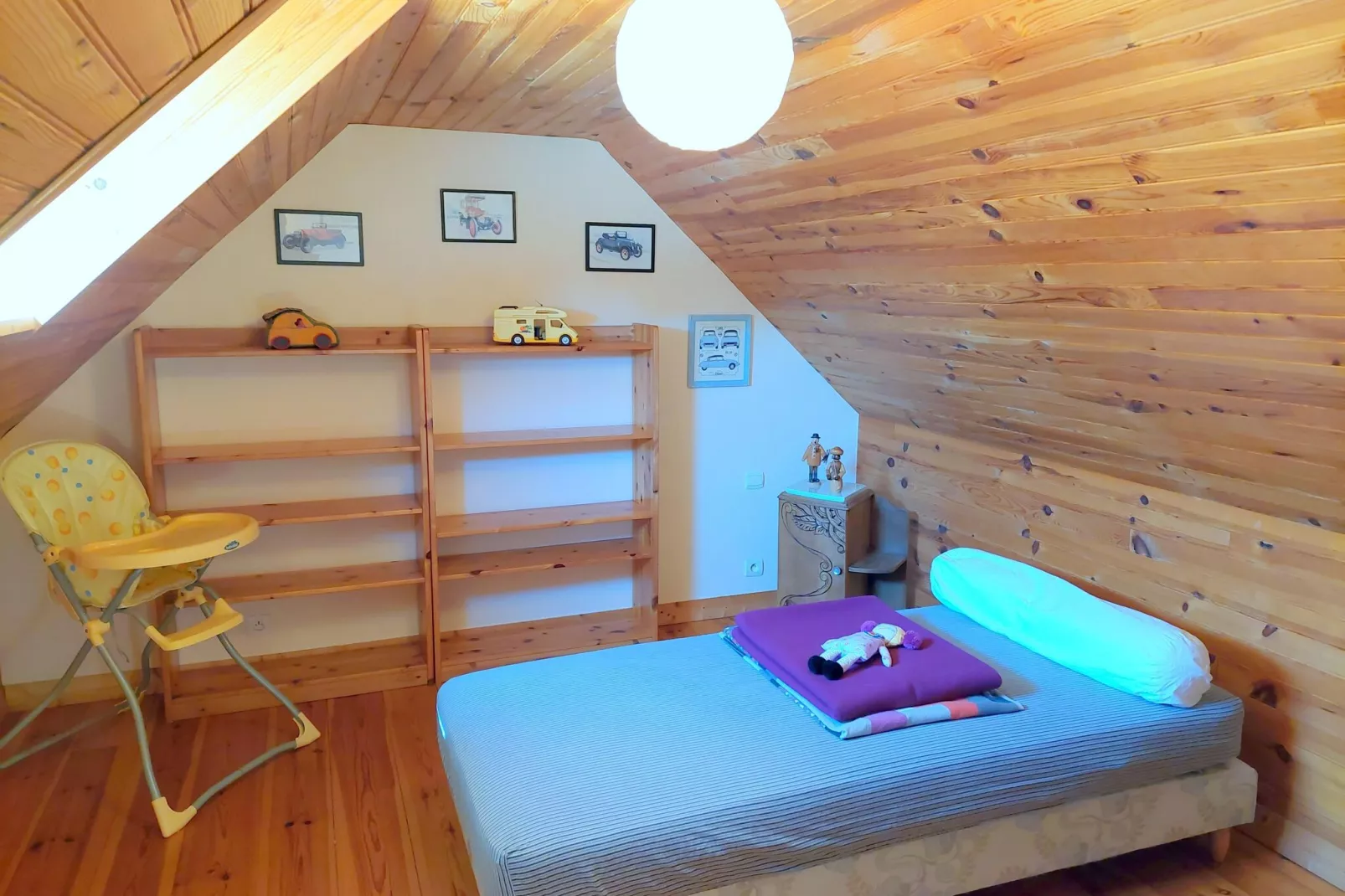 Steinhaus mit Kamin Plouénan-Bedroom