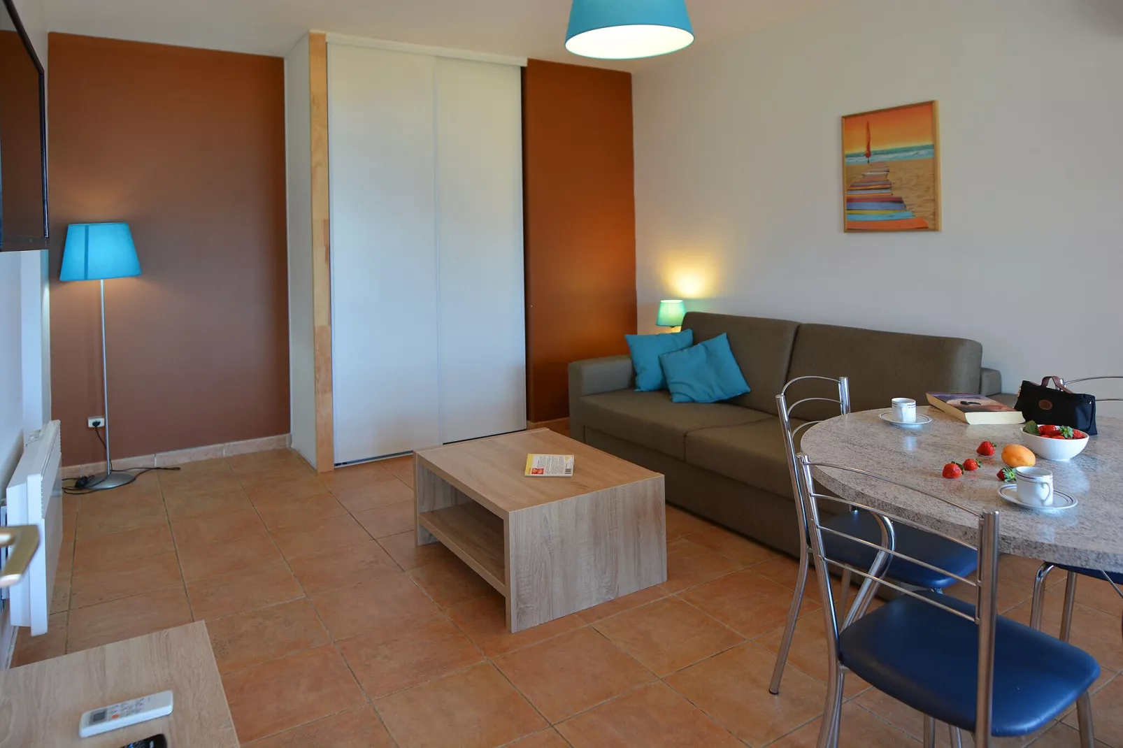 Residence Alba Rossa Serra-di-Ferro // Villa 1 Chambre Côté Nature-Living room