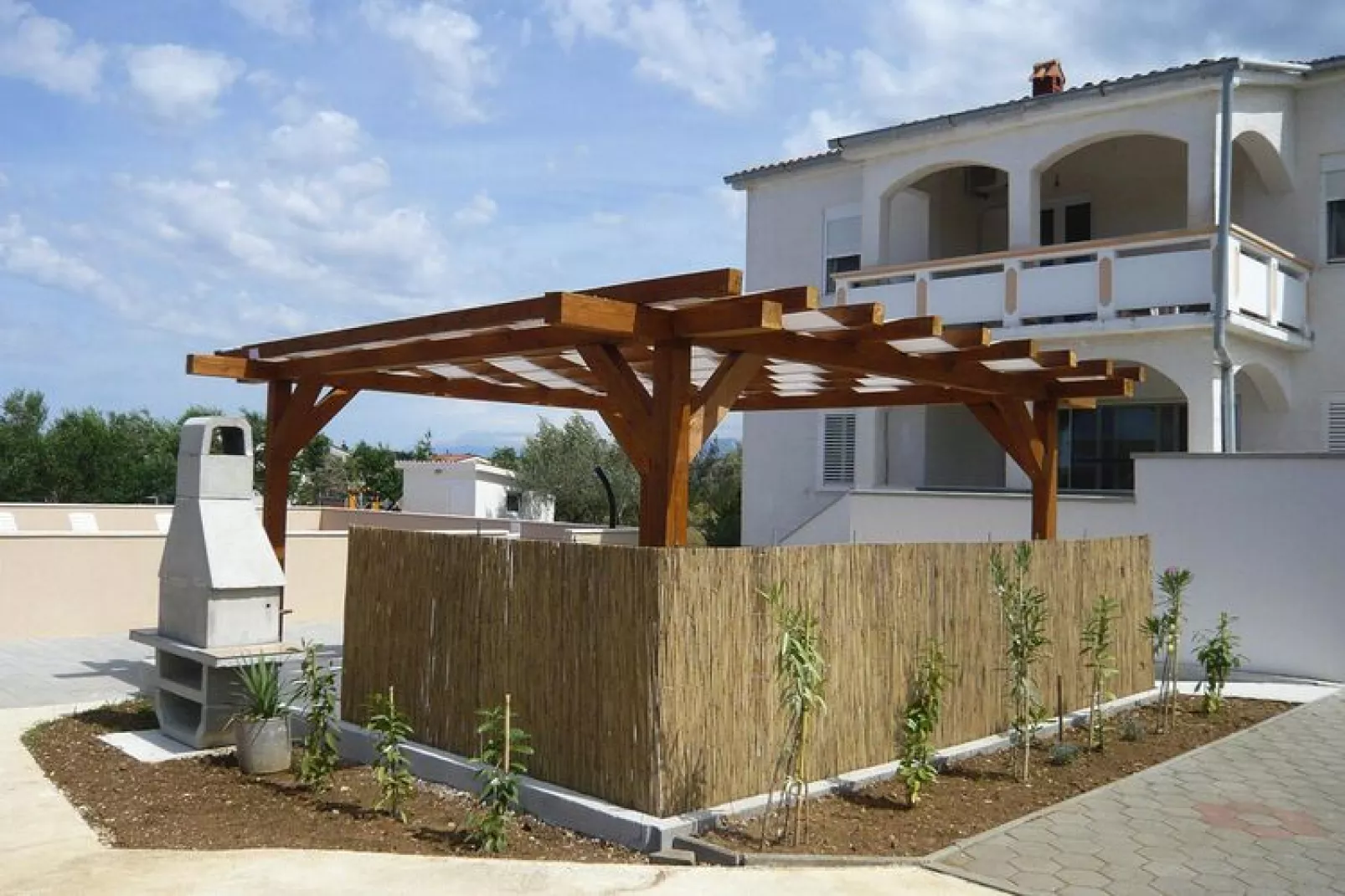 Holiday home Stipe, Vrsi-Mulo bei Nin-E12/Ferienhaus 180qm/12 pax-Außenbereich Sommer