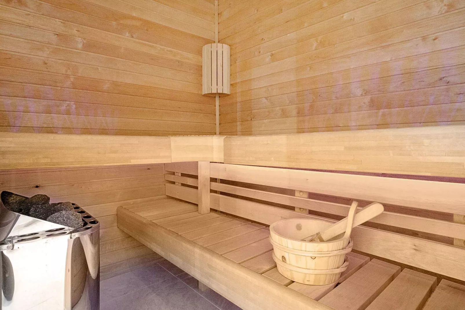 5 person holiday home in Roslev-Sauna