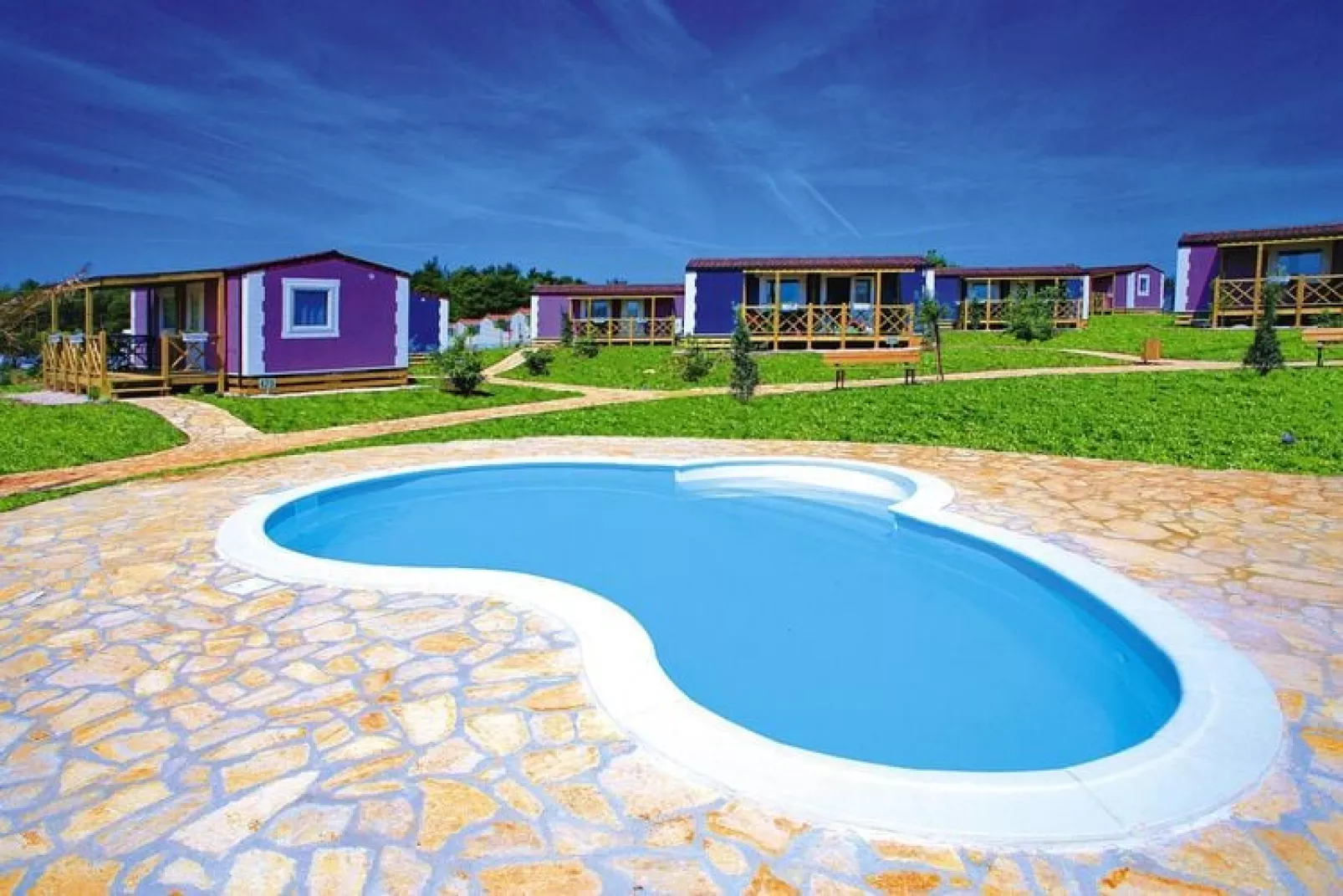 Aminess Sirena Campsite - Mobile home Premium - Novigrad - Istria-Schwimmbad
