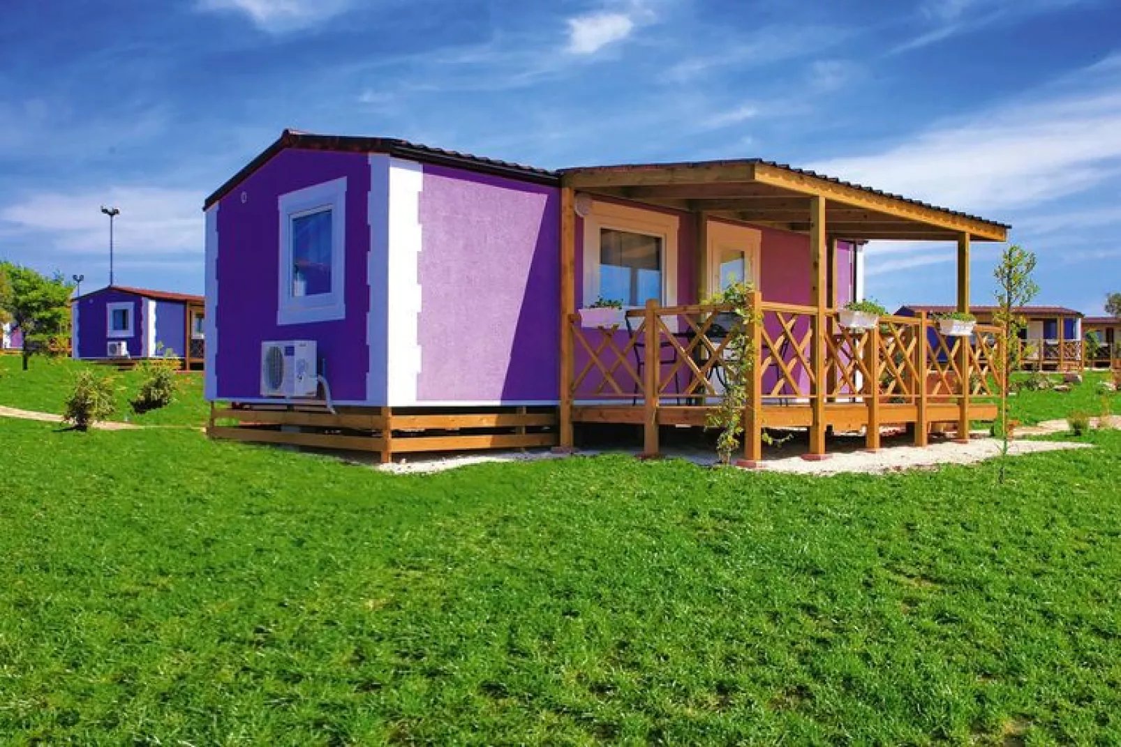 Aminess Sirena Campsite - Mobile home Premium - Novigrad - Istria-Außenbereich Sommer