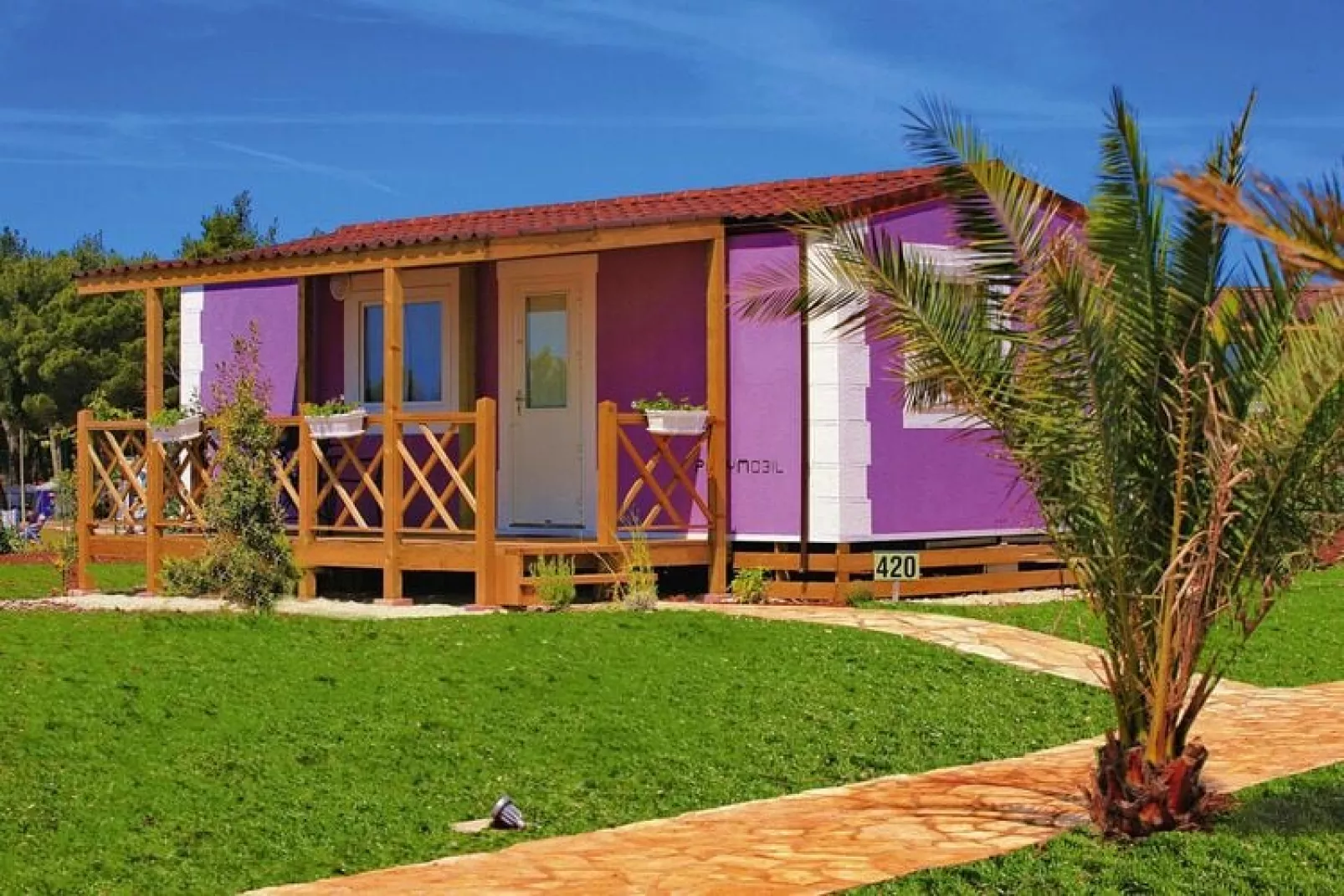 Aminess Sirena Campsite - Mobile home Premium - Novigrad - Istria-Außenbereich Sommer