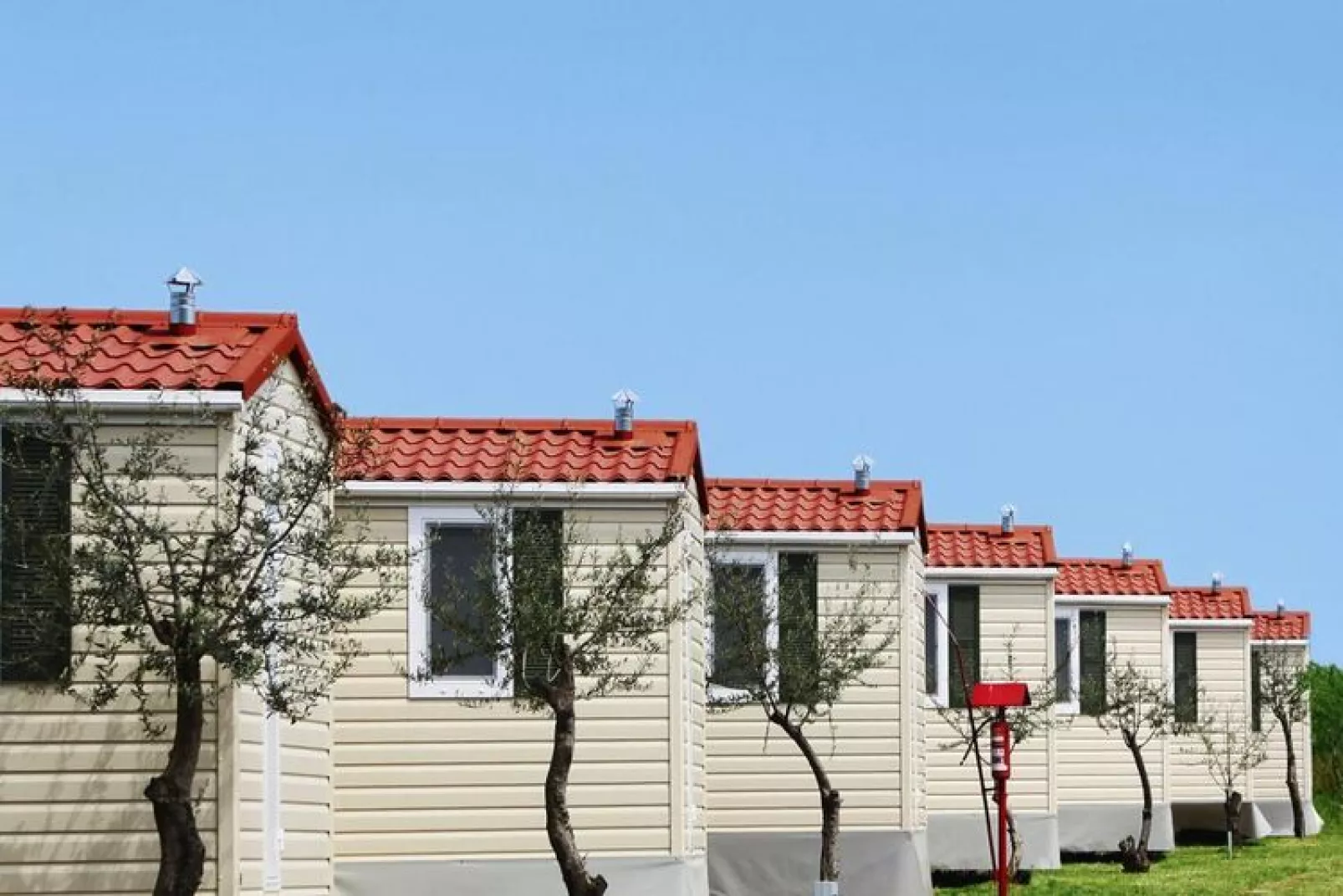 Aminess Sirena Campsite - Mobile home Premium - Novigrad - Istria-Außenbereich Sommer