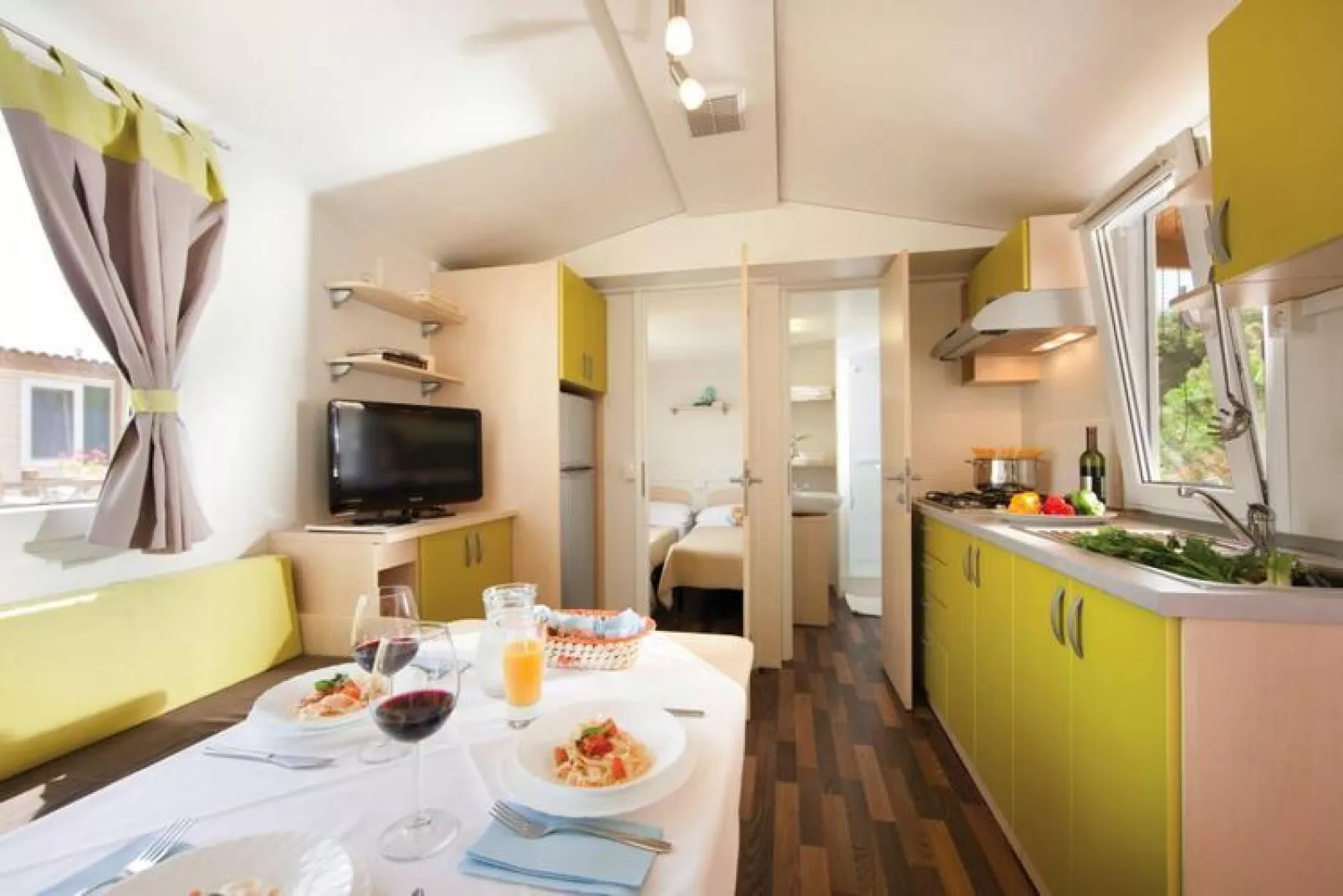 Aminess Sirena Campsite - Mobile home Premium - Novigrad - Istria-Küche