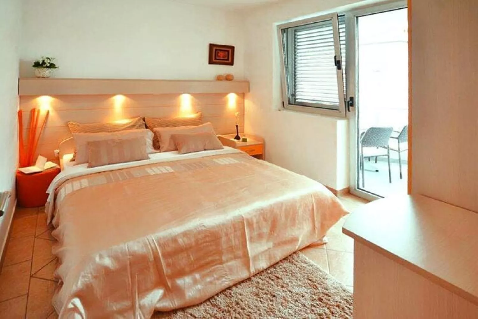 A4A - Apartments Vaal Rovinj  - AP 3 - ca 33 qm für 3 Pers-Bedroom