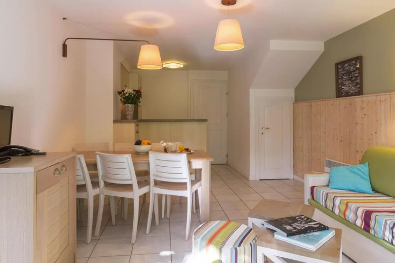 Residence Le Domaine du Bois de la Grée Pornichet - 36 Standard Apt 6 p - 2 bedrooms - Duplex balcony-Salon